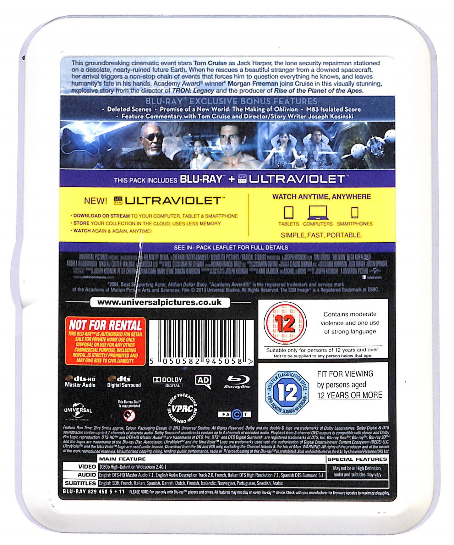 EBOND Oblivion - Ultraviolet + BLURAY D804613