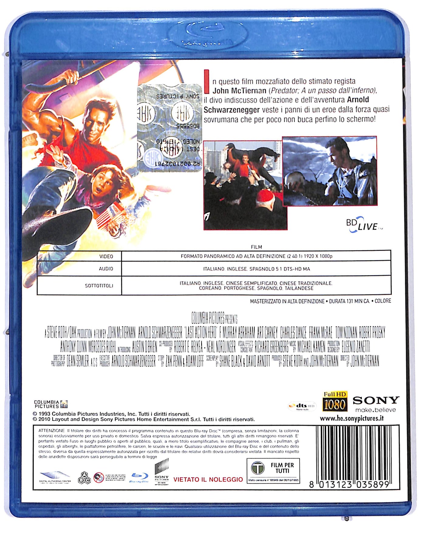 EBOND Last Action Hero - L'ultimo grande eroe BLURAY D804621