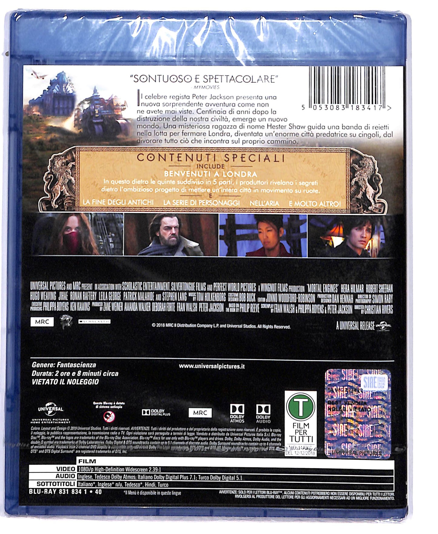 EBOND Macchine mortali BLURAY D804633