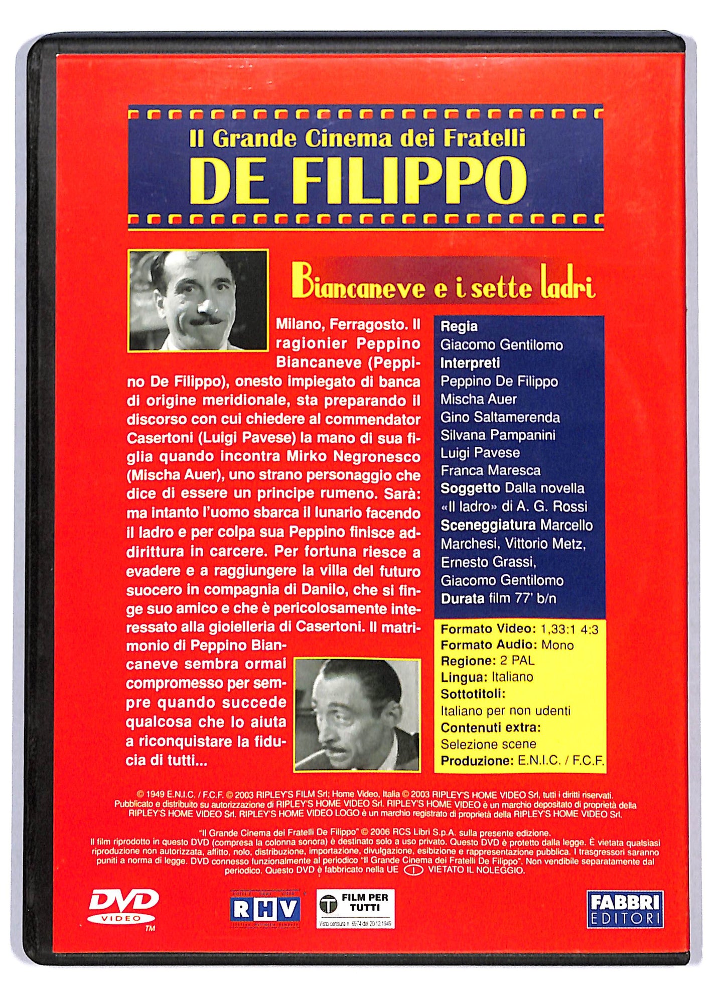 EBOND Biancaneve e i sette ladri EDITORIALE DVD D804704