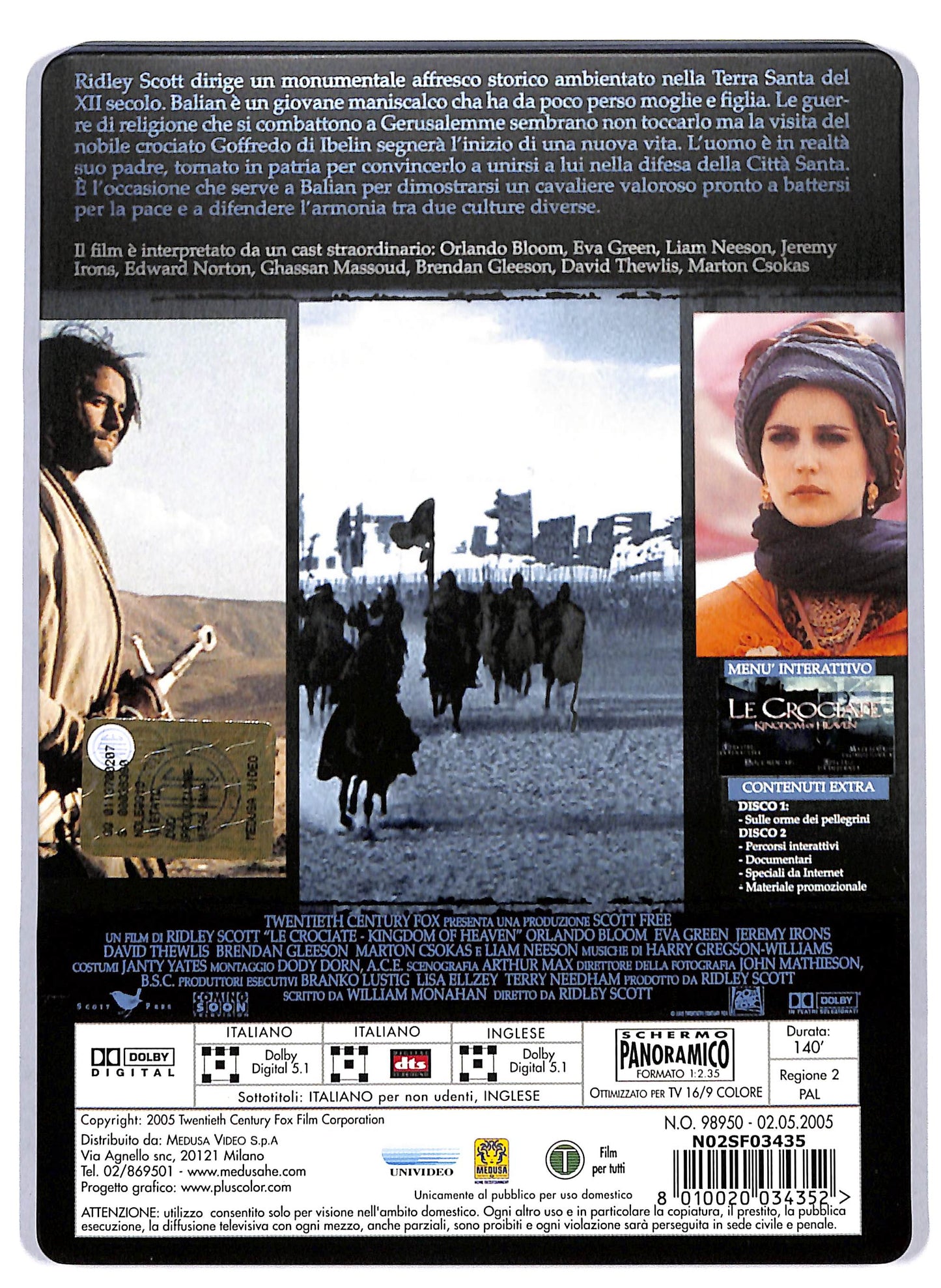 EBOND Le Crociate (2dischi) STEELBOOK EDIZIONE SPECIALE DVD D804738