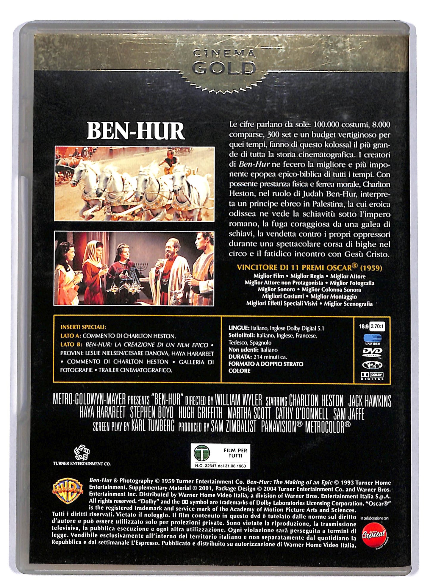 EBOND Ben-Hur EDITORIALE DVD D804742