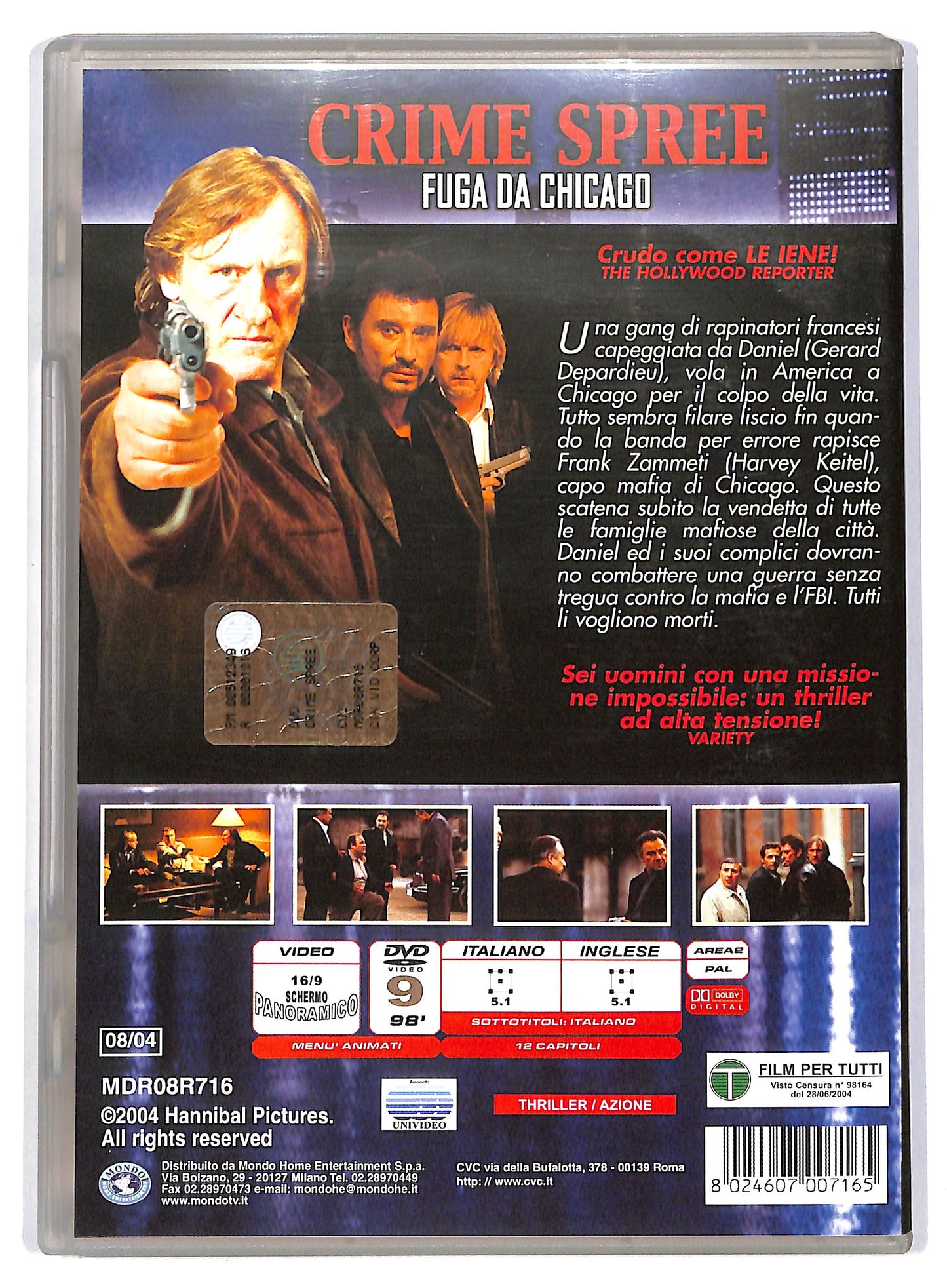 EBOND Crime Spree - In fuga da Chicago DVD D804825