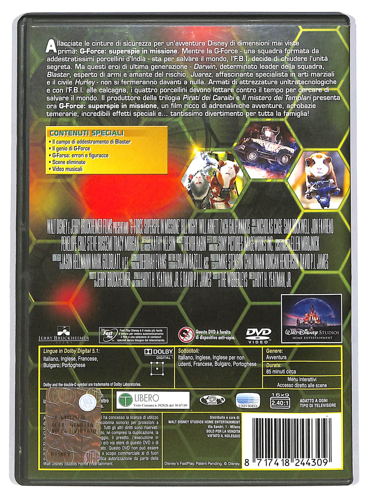 EBOND G-Force - Superspie in missione DVD D804846