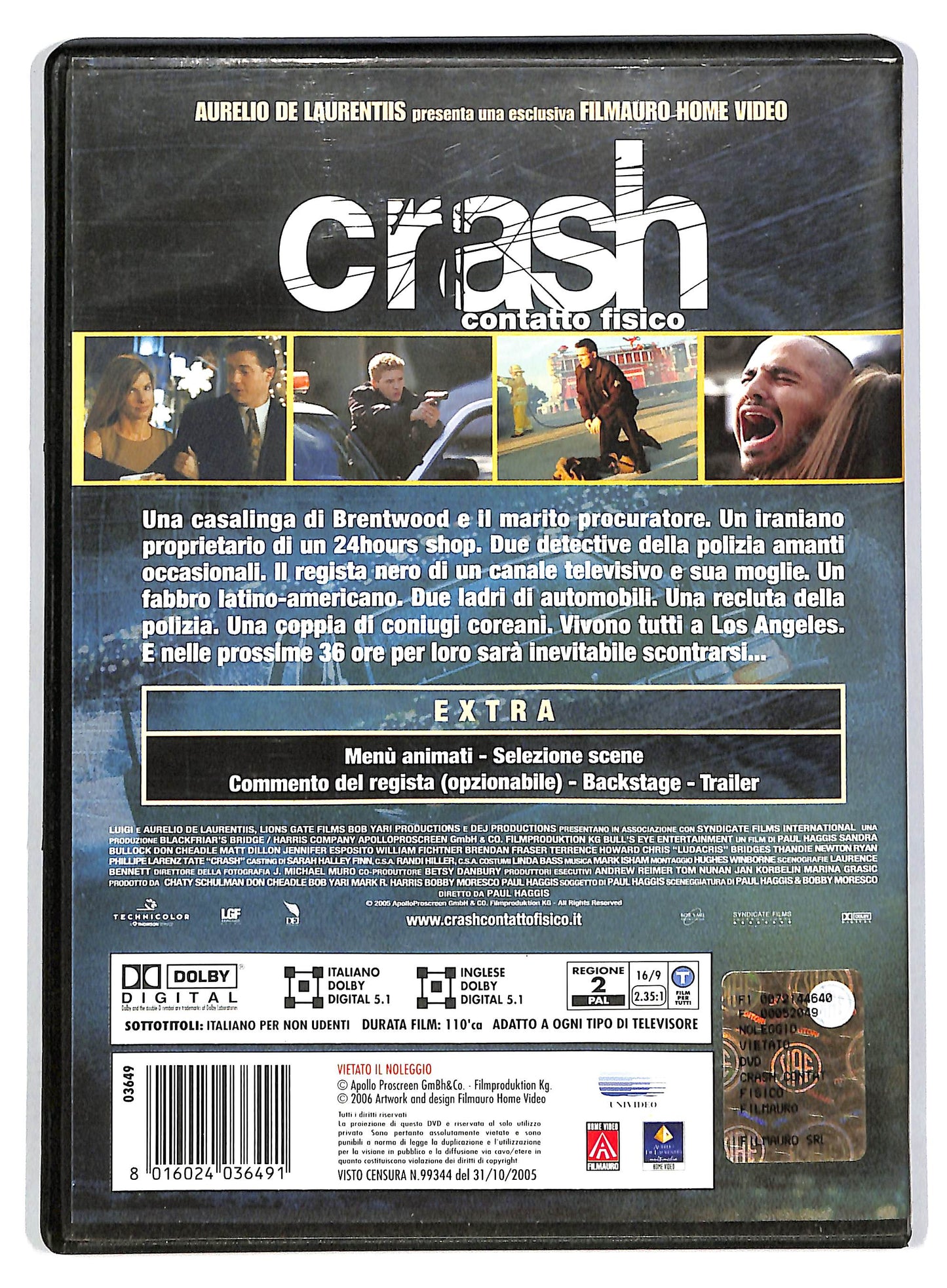 EBOND Crash - Contatto fisico DVD D804852
