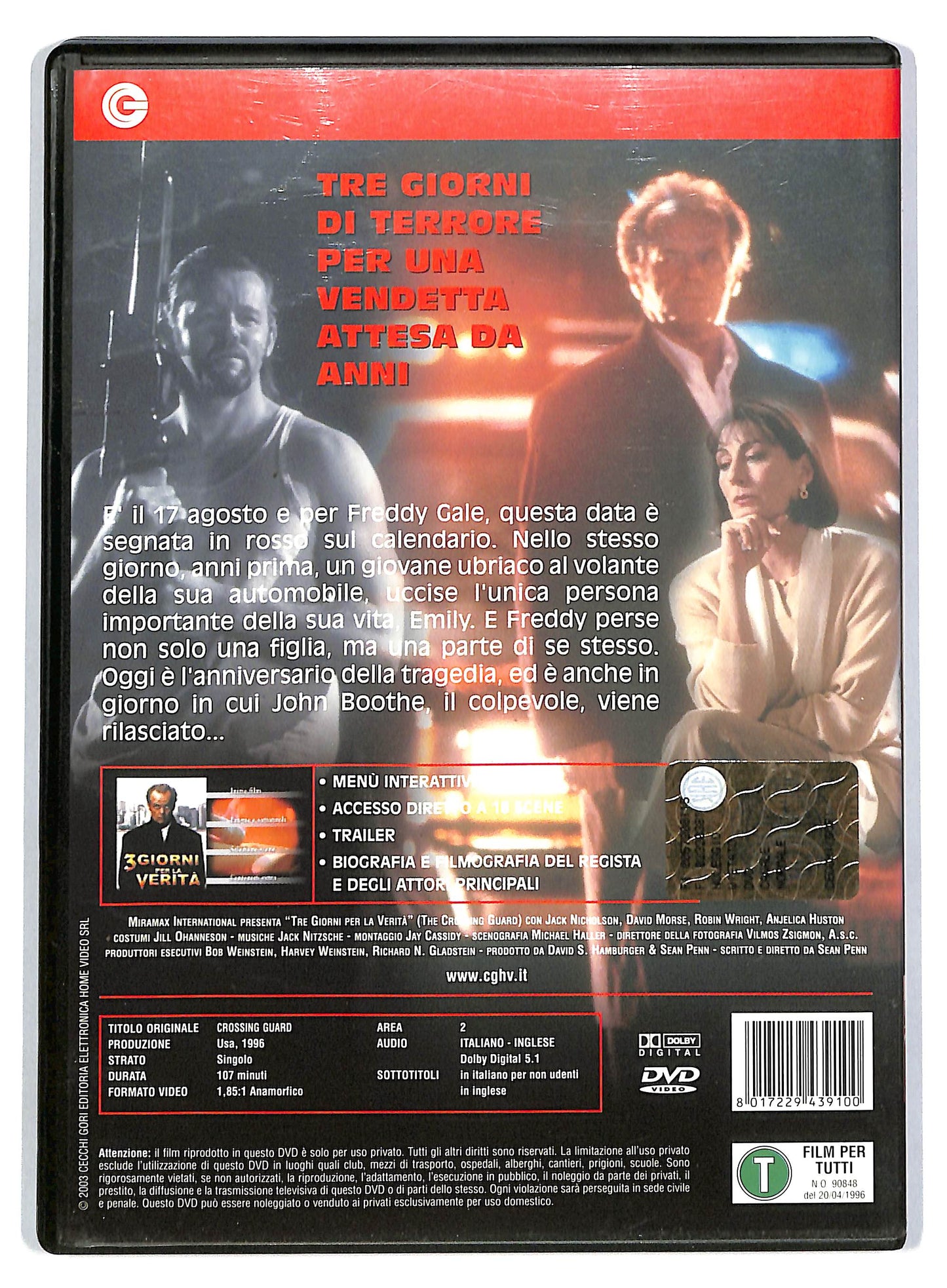 EBOND Tre giorni per la verita DVD D804947