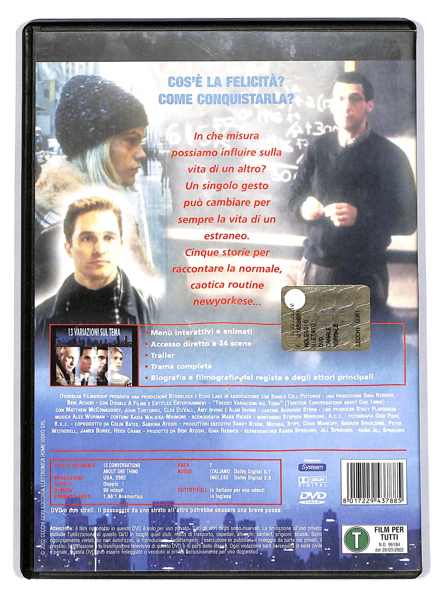 EBOND Tredici variazioni sul tema DVD D805009