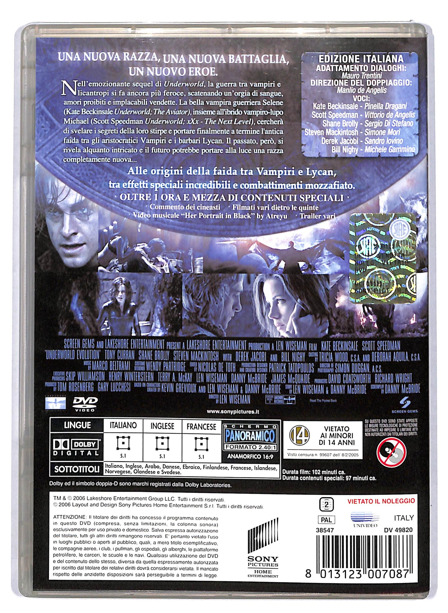 EBOND Underworld - Evolution DVD D805104