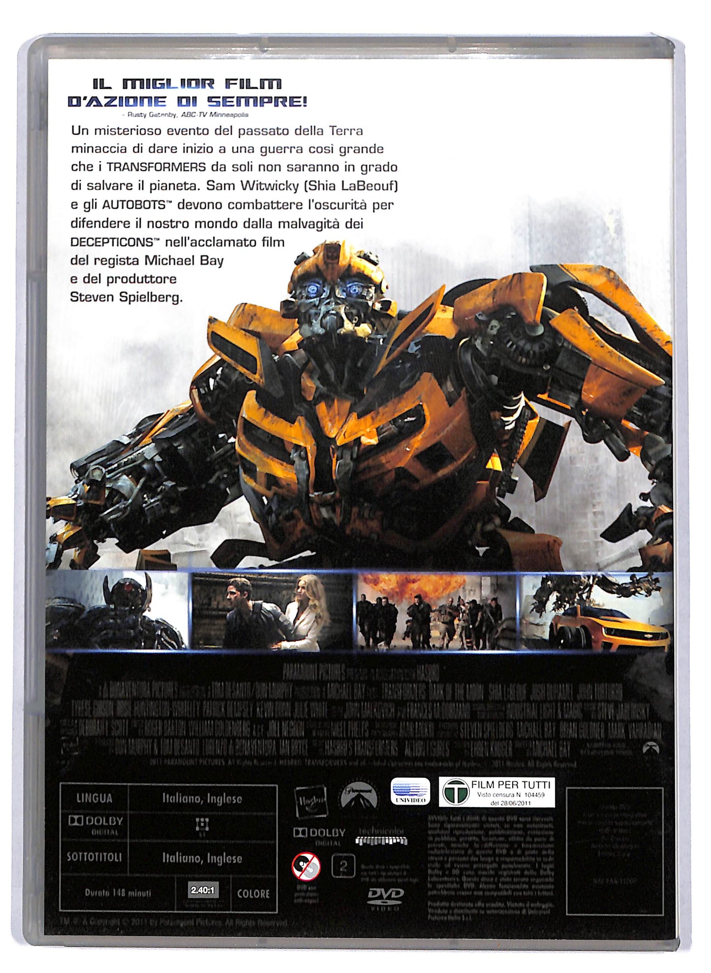EBOND Transformers 3 EDITORIALE DVD D805108