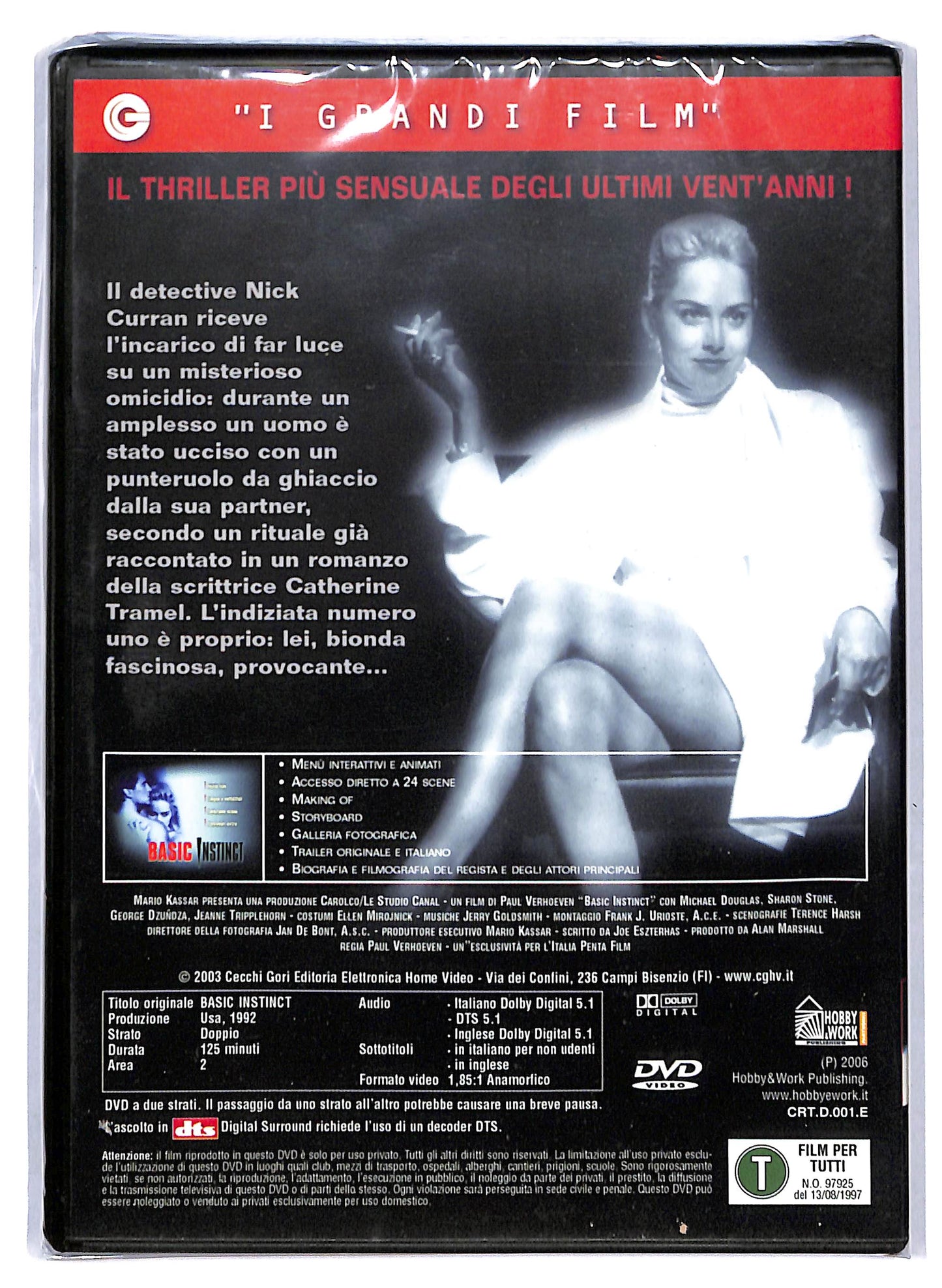 EBOND Basic Instinct EDITORIALE DVD D805146