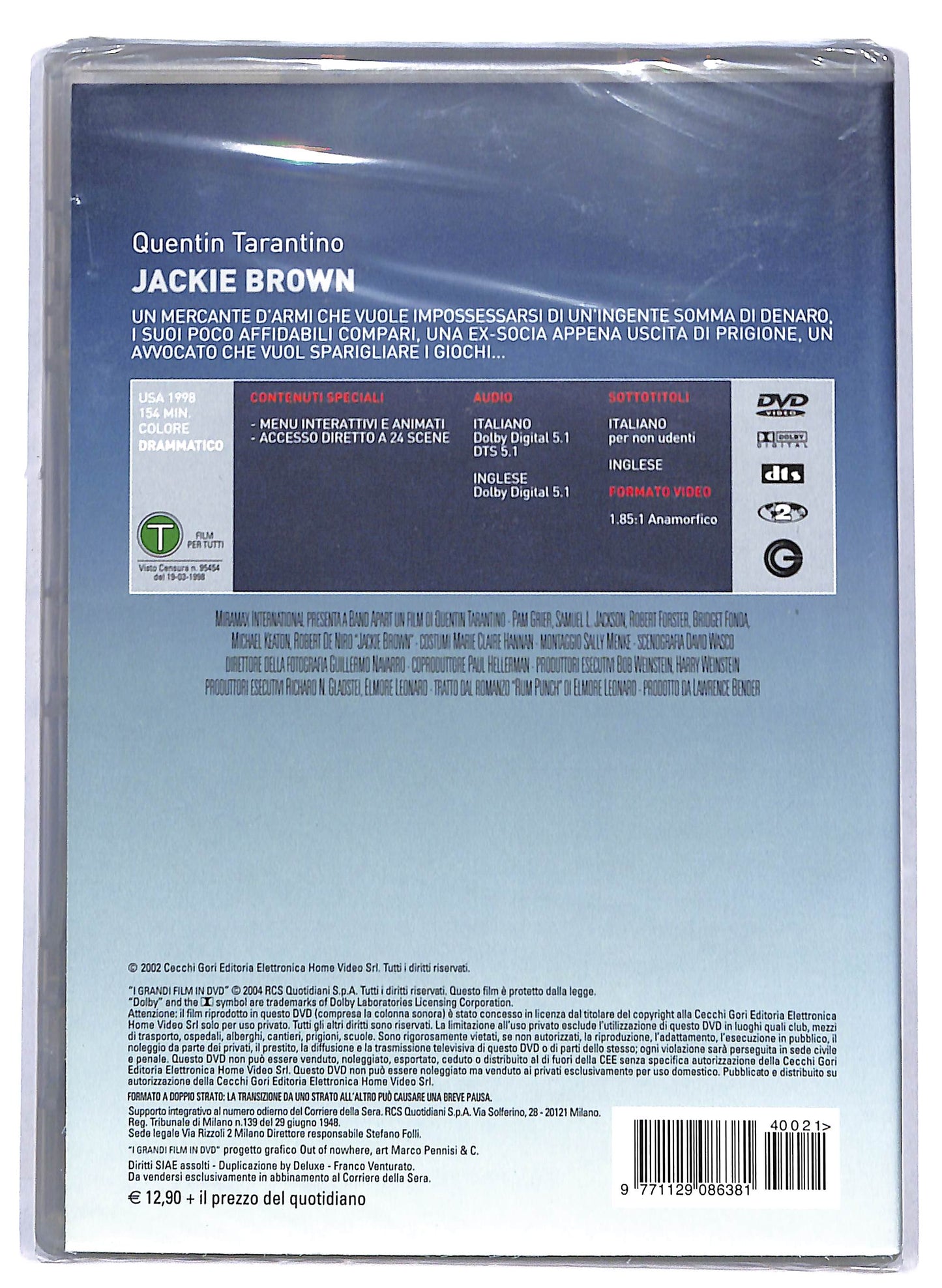 EBOND Jackie Brown EDITORIALE DVD D805242