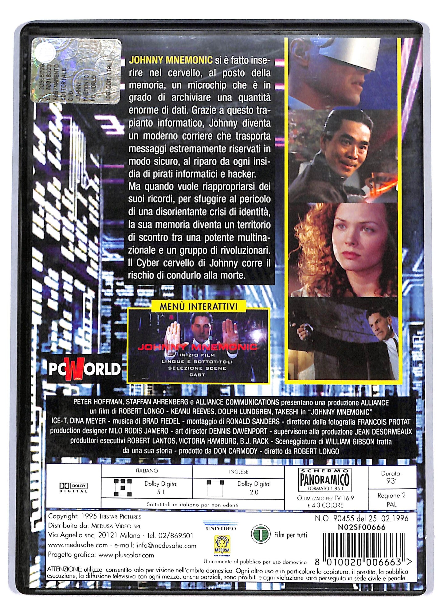 EBOND Johnny Mnemonic DVD D805259