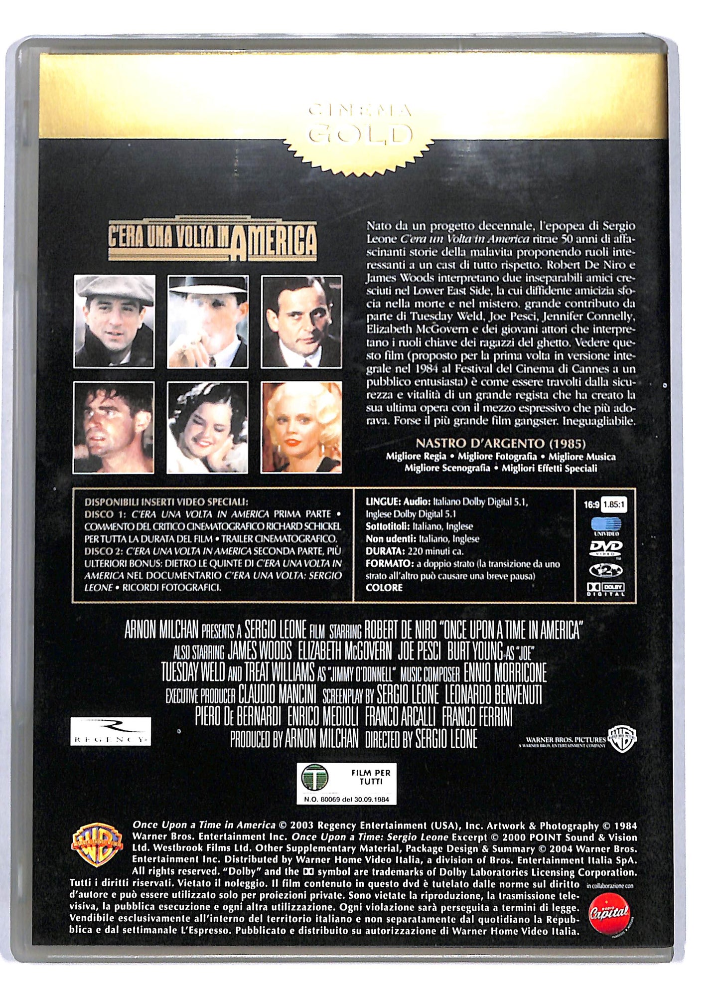 EBOND C'era una volta in America EDITORIALE DVD D805341