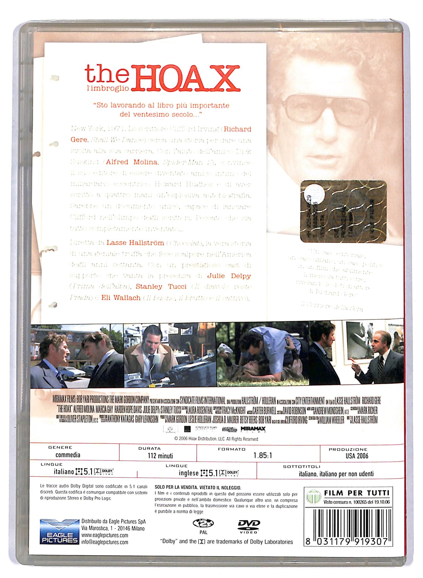 EBOND The Hoax - L'imbroglio DVD D805505