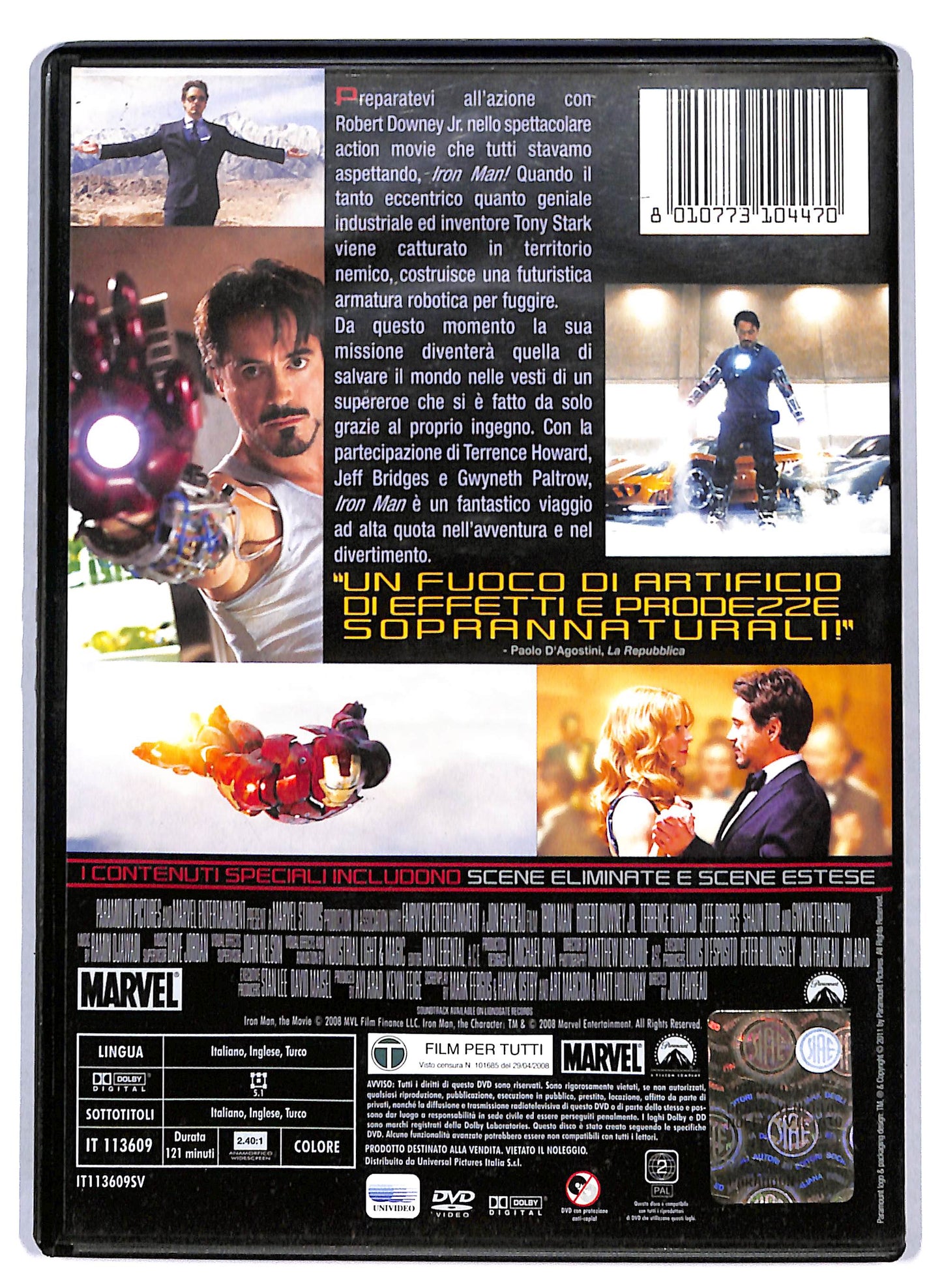 EBOND Iron Man DVD D805513