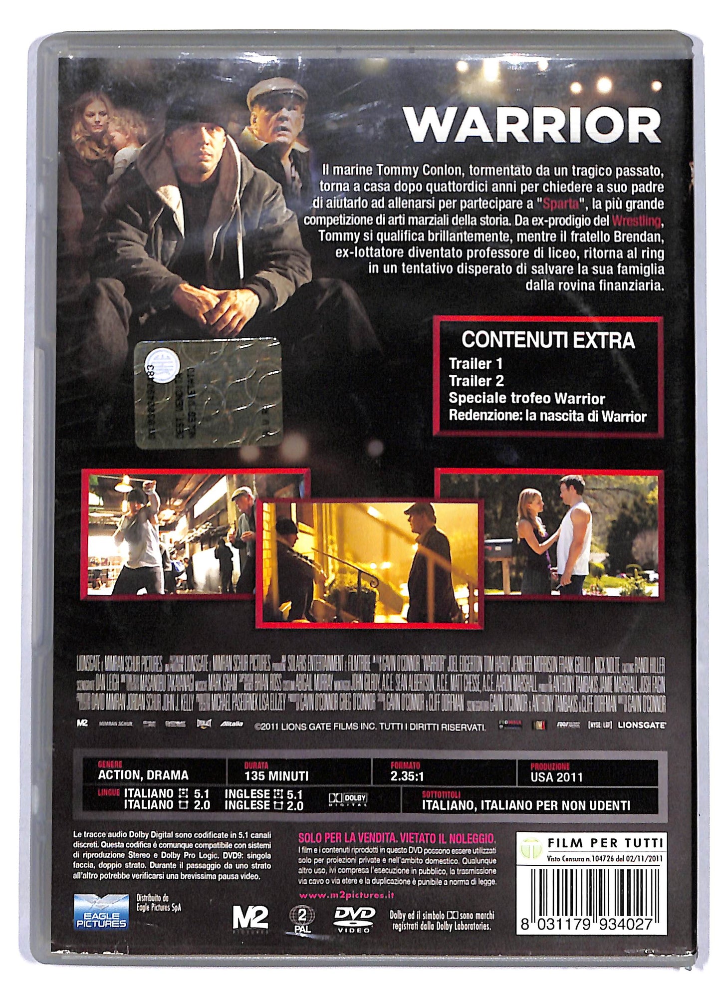 EBOND Warrior DVD D805537