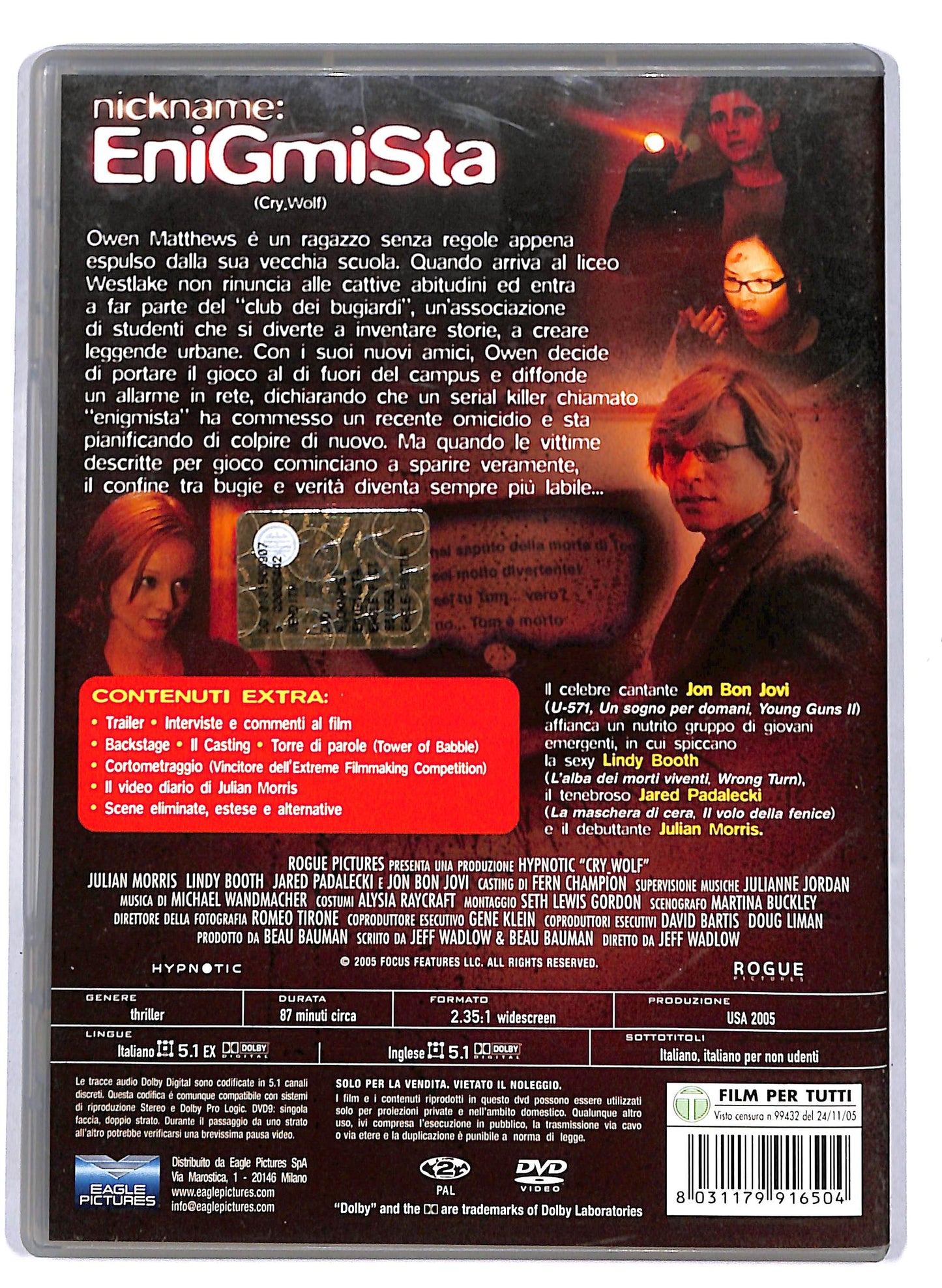 EBOND Nickname - Enigmista DVD D805545