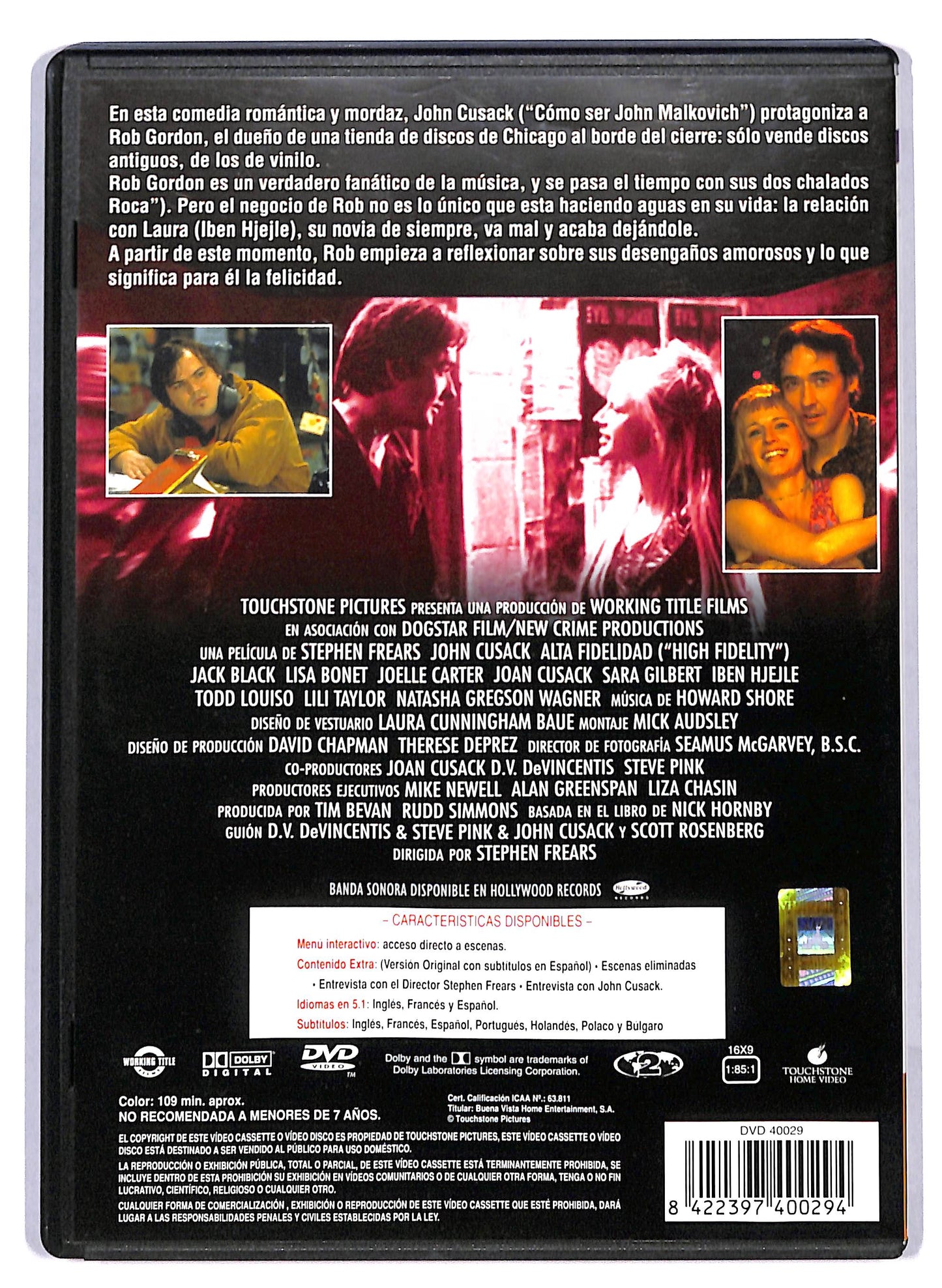 EBOND Alta fedelta (Versione Spagna - NO ITA) DVD D805563