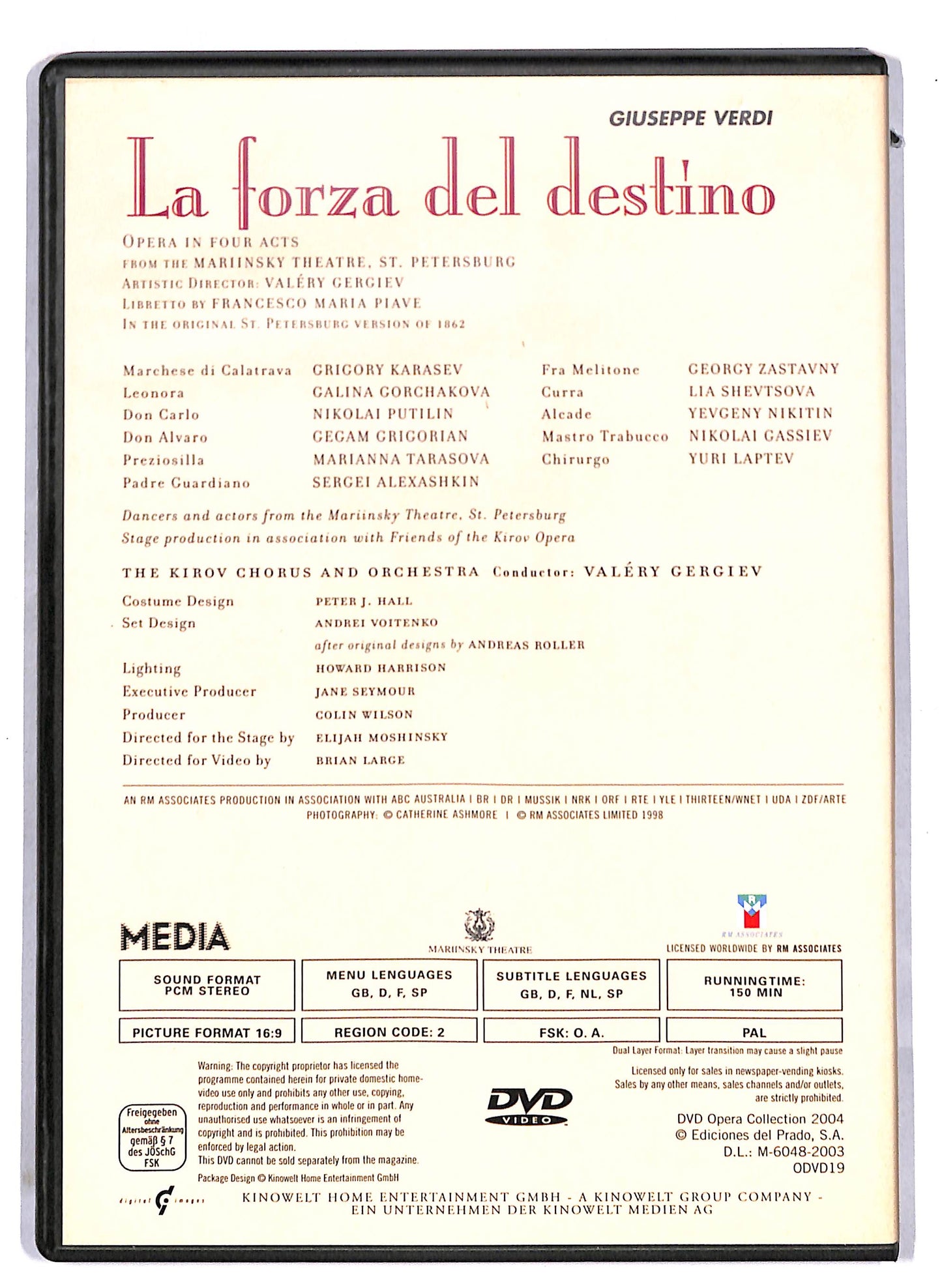 EBOND La Forza del destino - Opera Collection 18 EDITORIALE DVD D805641