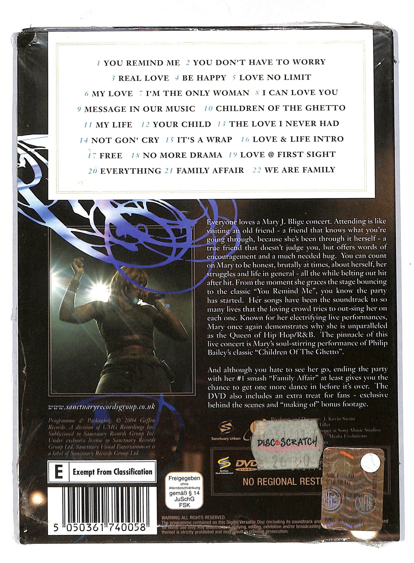EBOND Live From Los Angeles DVD D805706