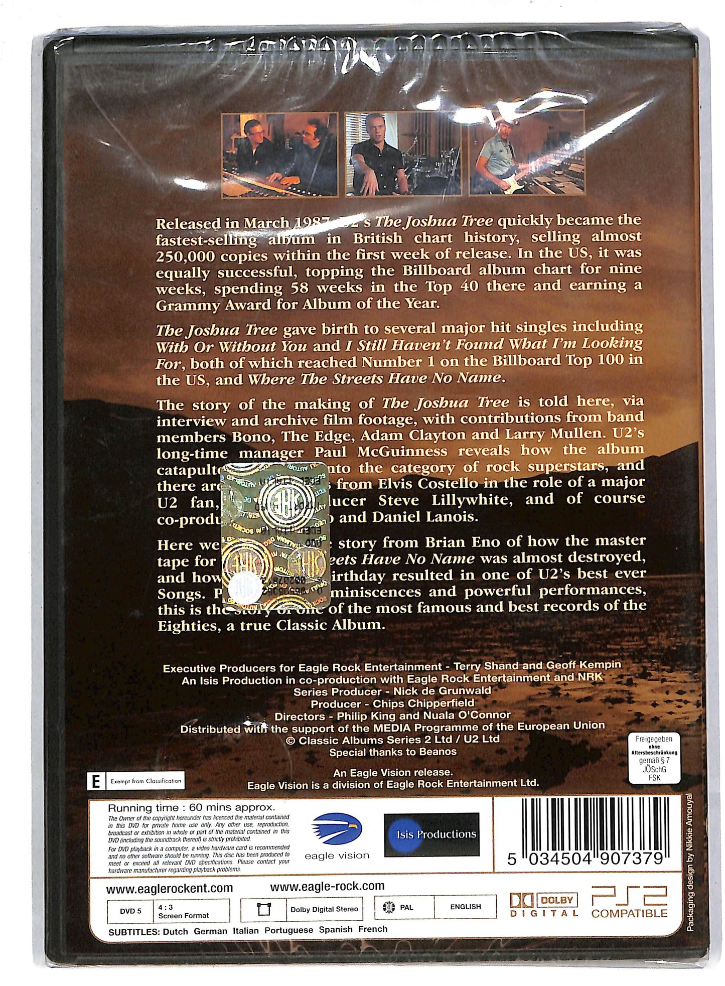 EBOND U2 – The Joshua Tree DVD D805844