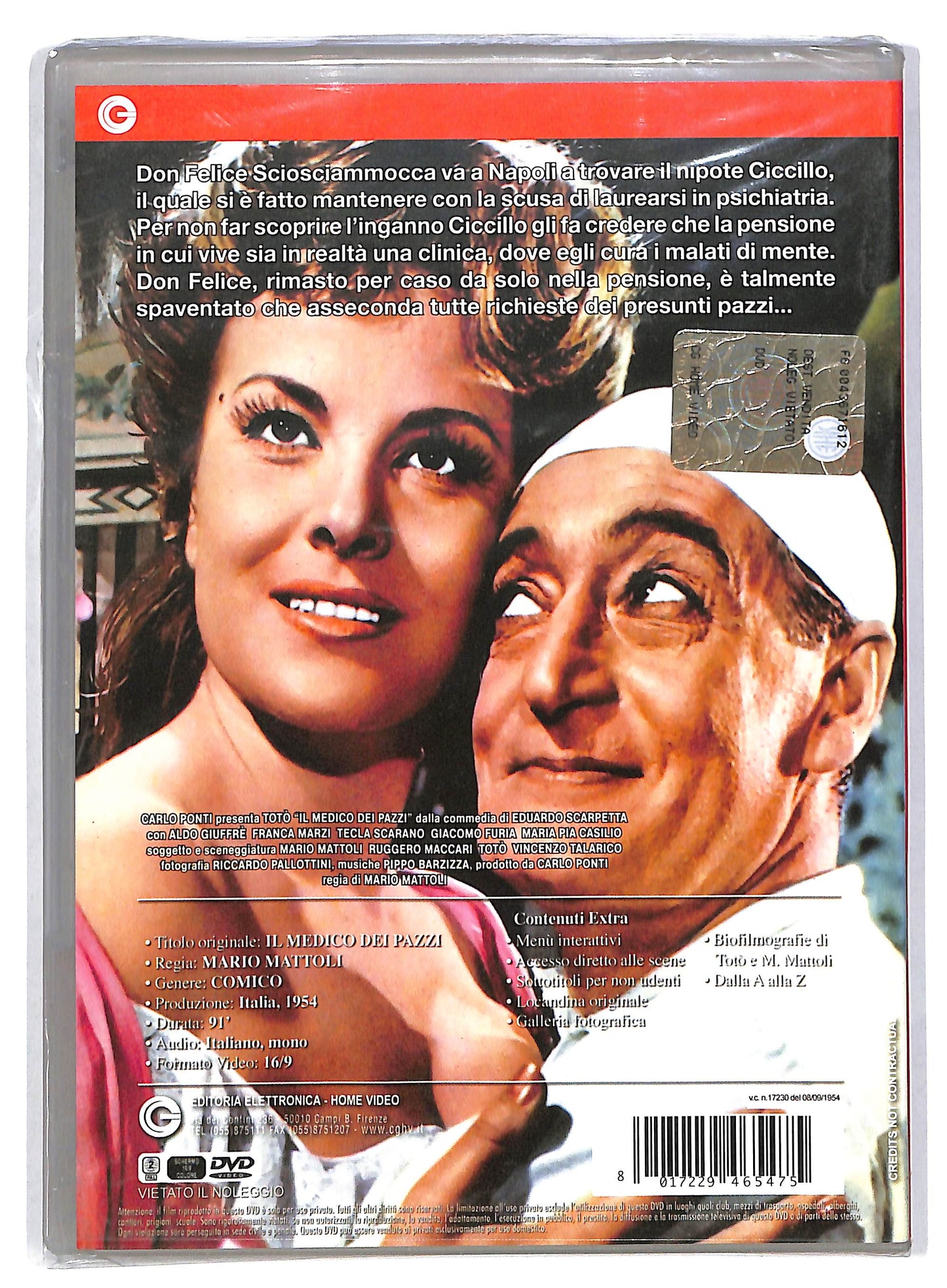 EBOND Il medico dei pazzi DVD D805944