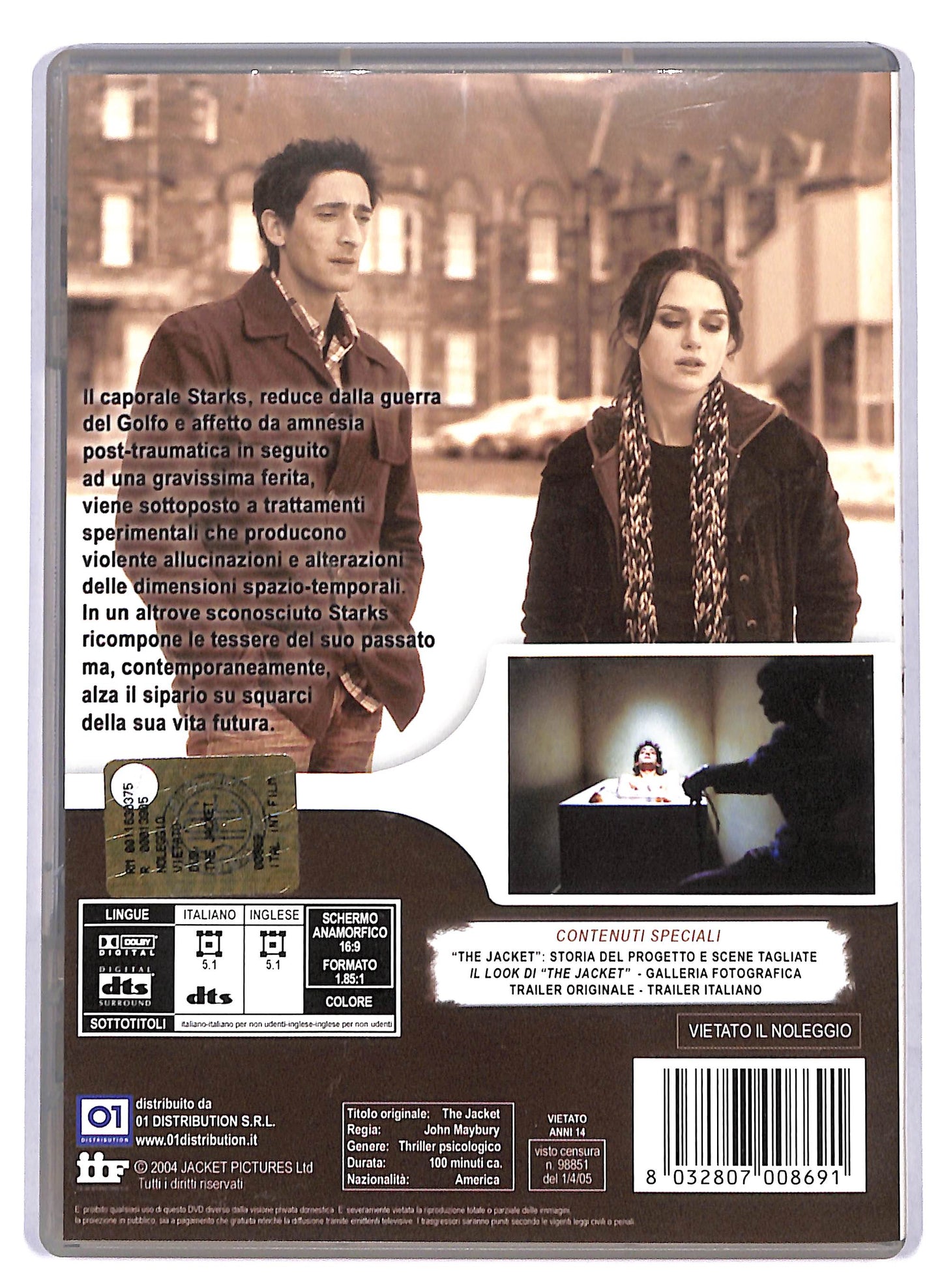 EBOND The Jacket DVD D806002