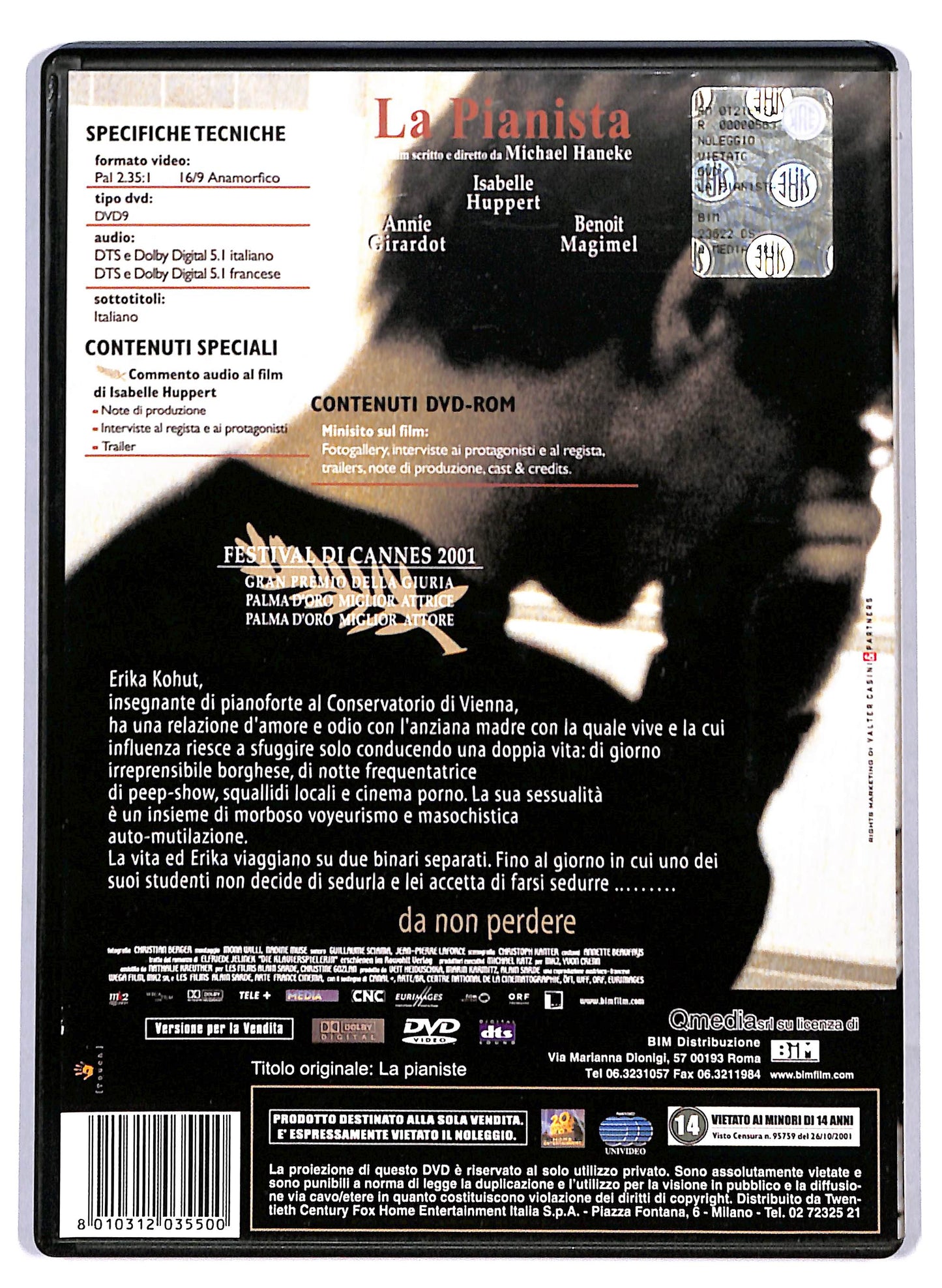 EBOND La pianista DVD D806023