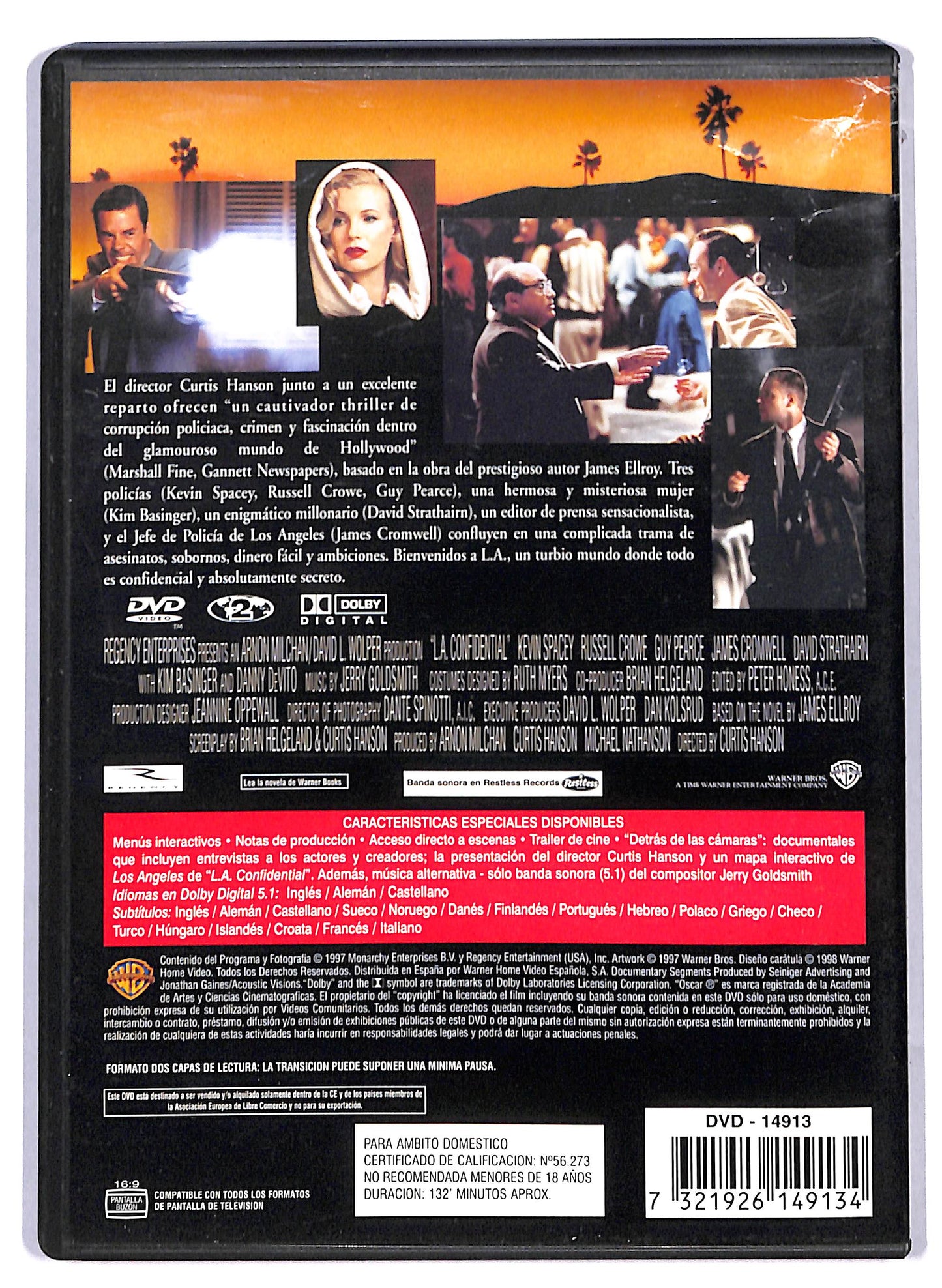 EBOND L.A. Confidential DVD D806034