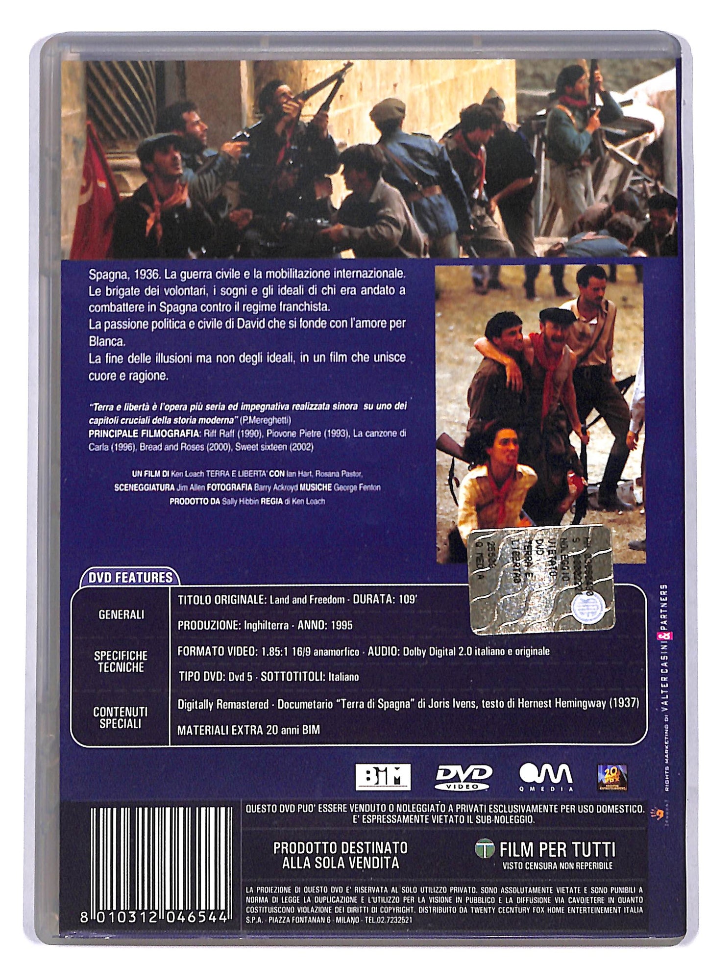 EBOND Terra e liberta DVD D806038