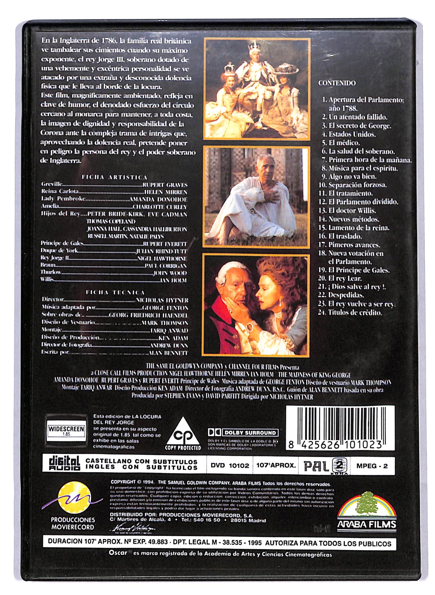 EBOND La Locura Del Rey Jorge (Edizione spagna - NO ITA) DVD D806041