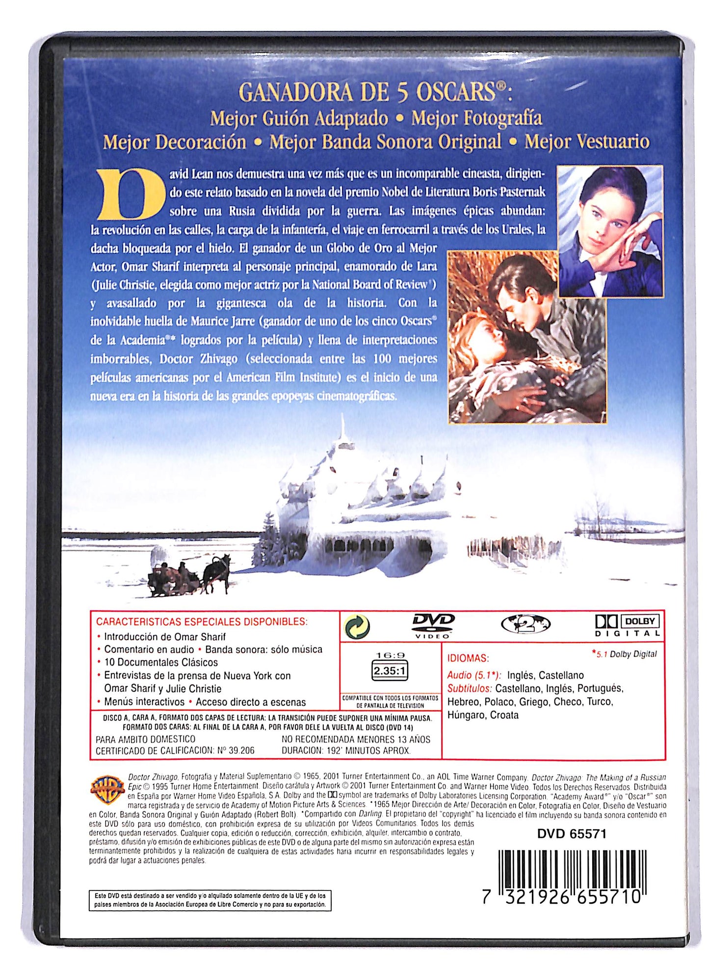 EBOND Il dottor Zivago (versione spagna - NO ITA) DVD D806047