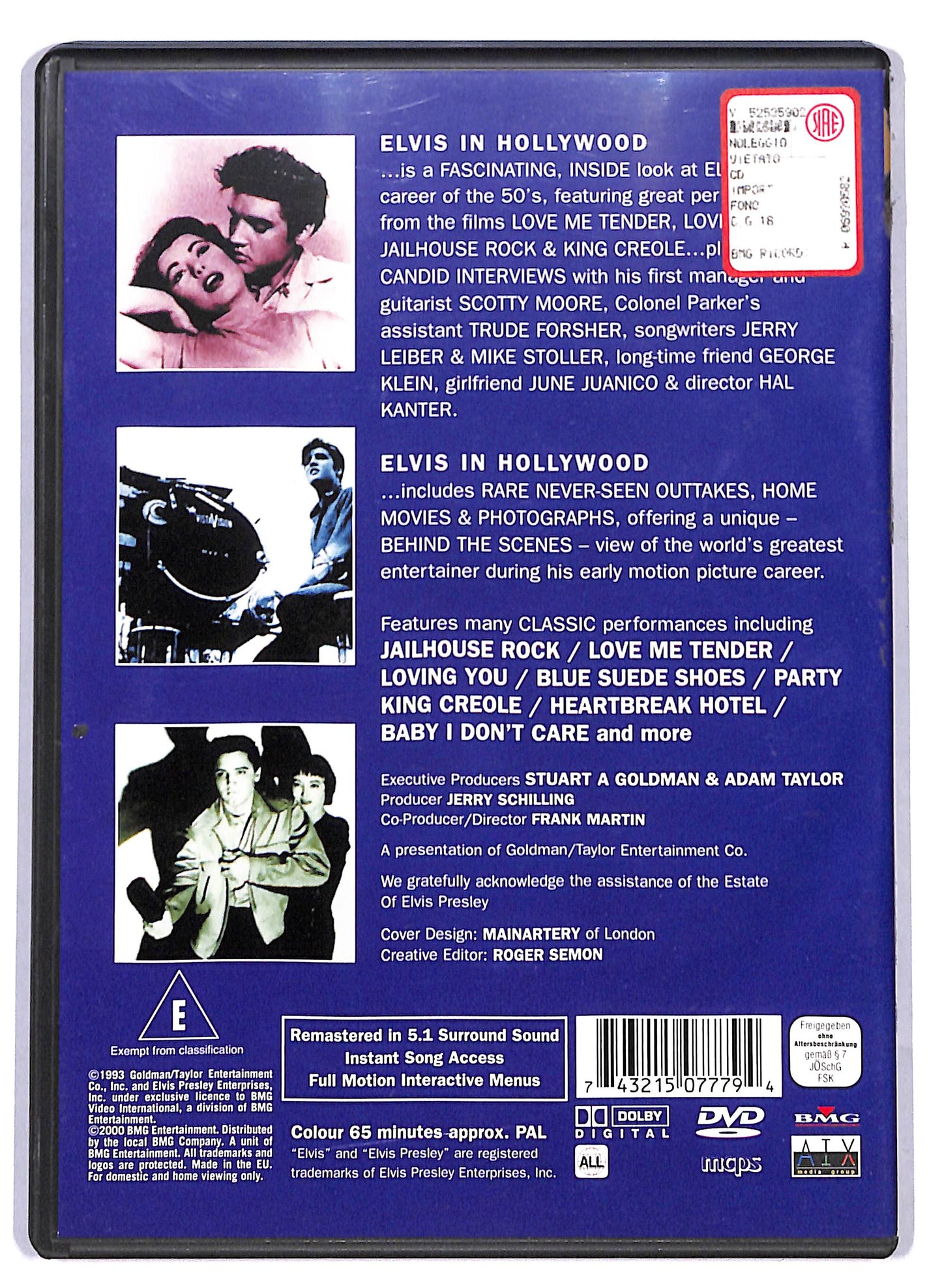 EBOND Elvis in Hollywood DVD D806050