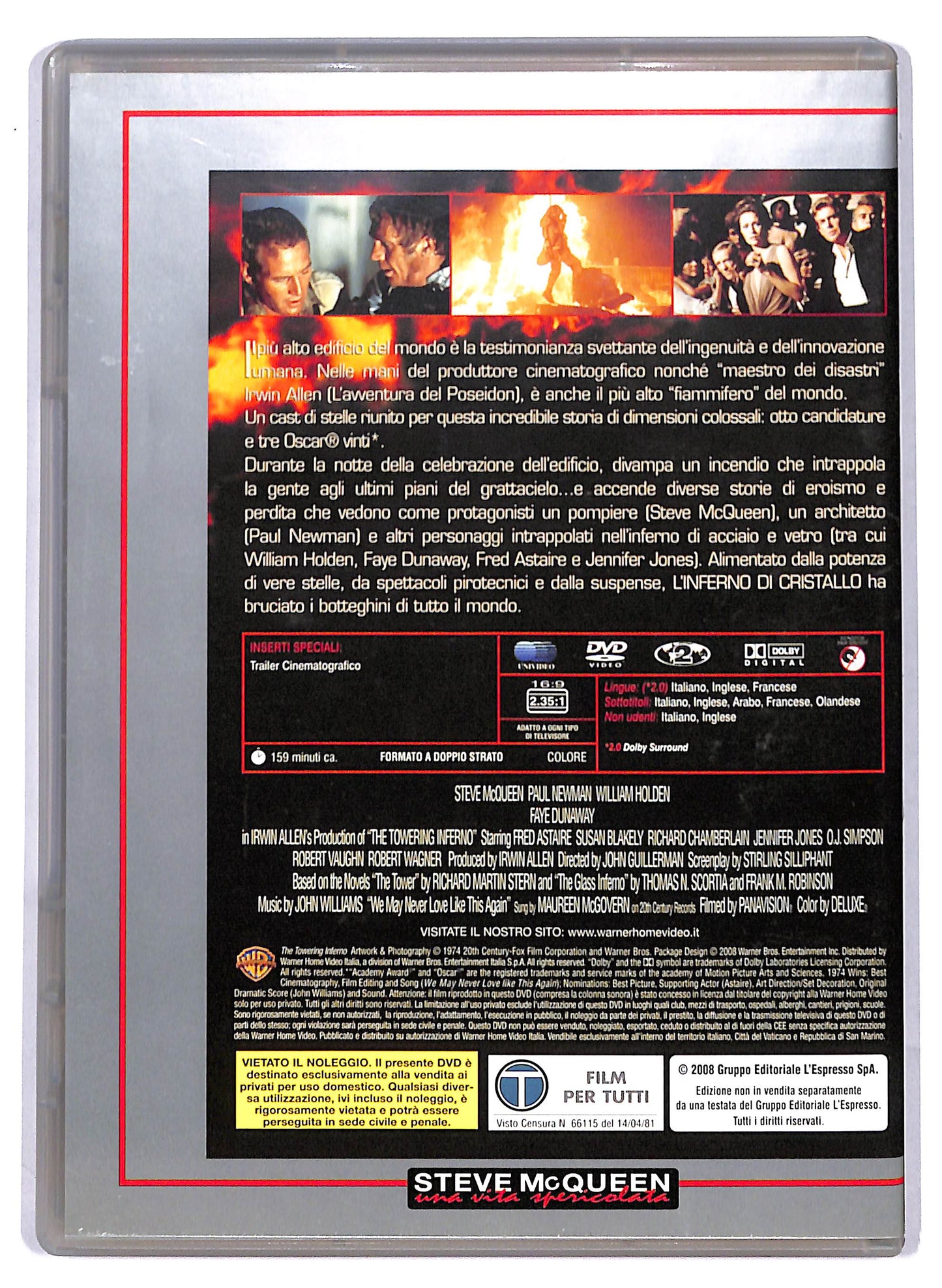 EBOND L'inferno di cristallo EDITORIALE DVD D806060