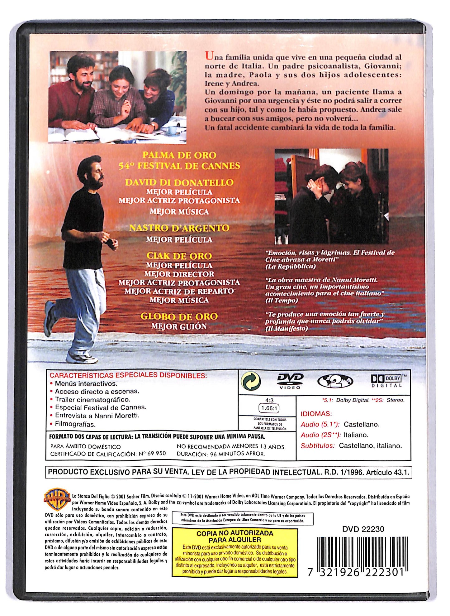 EBOND La habitacion del hijo DVD D806120