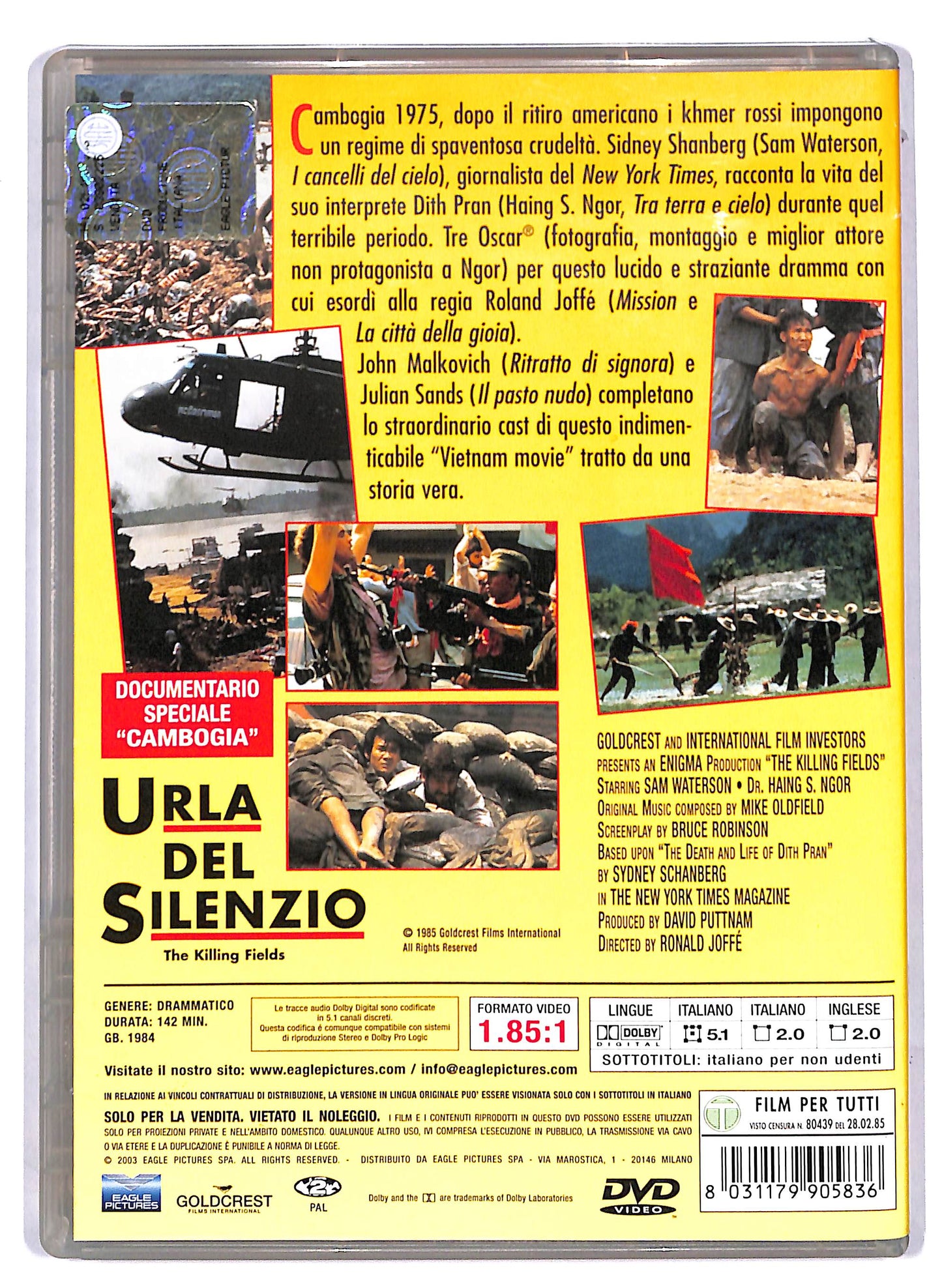 EBOND Urla del silenzio DVD D806144