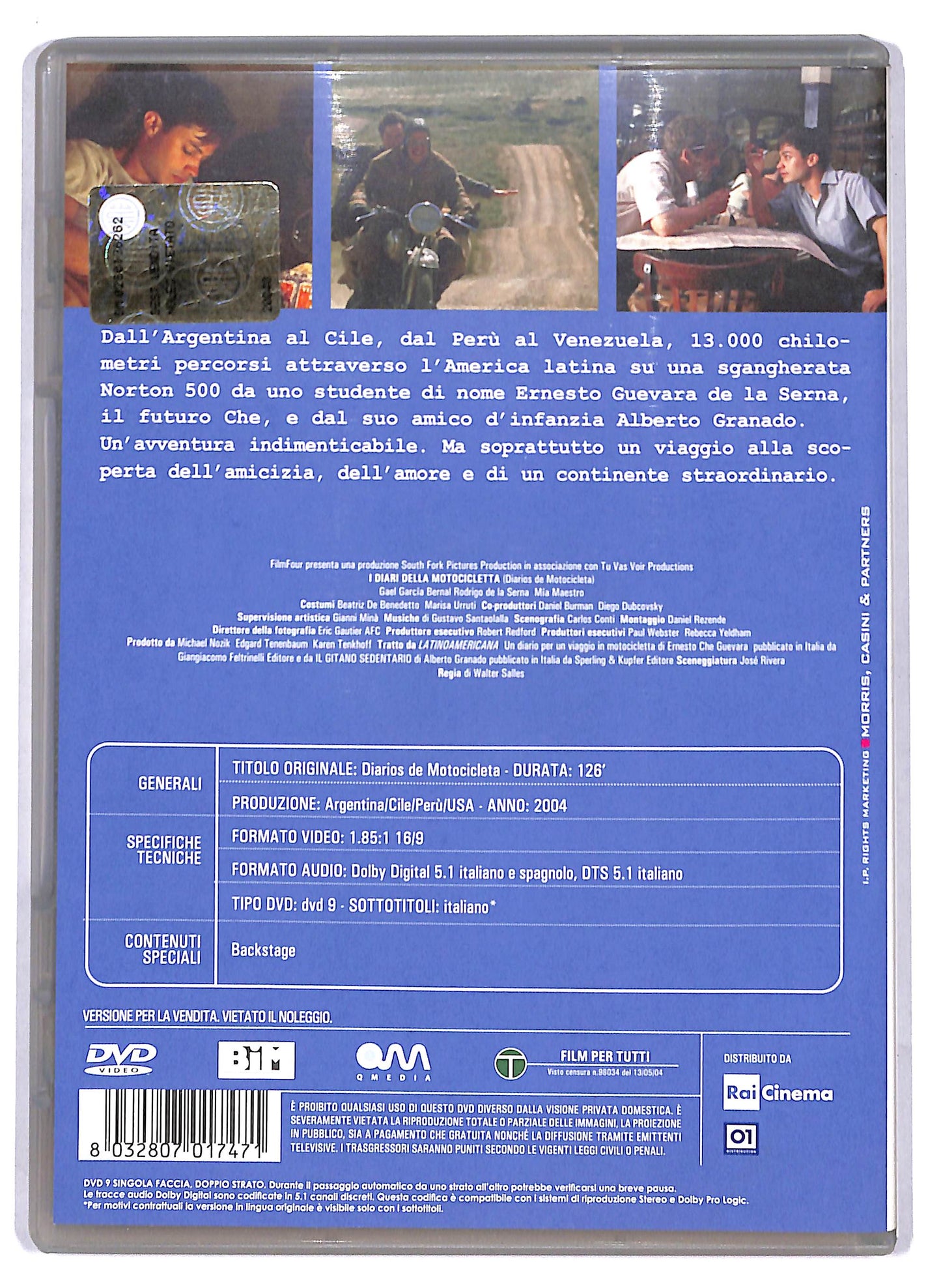 EBOND I diari della motocicletta DVD D806152