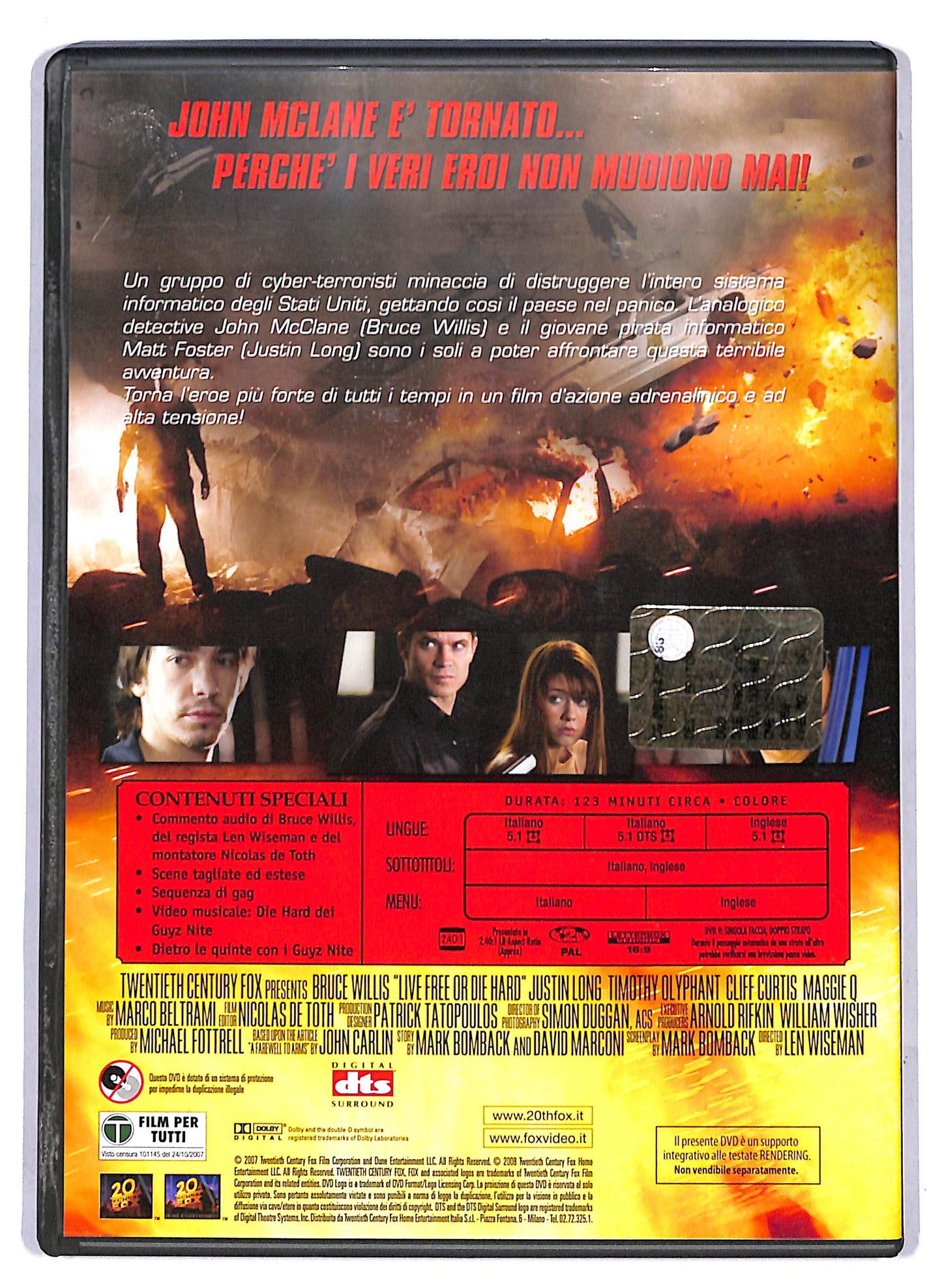 EBOND Die Hard - Vivere o morire EDITORIALE DVD D806209