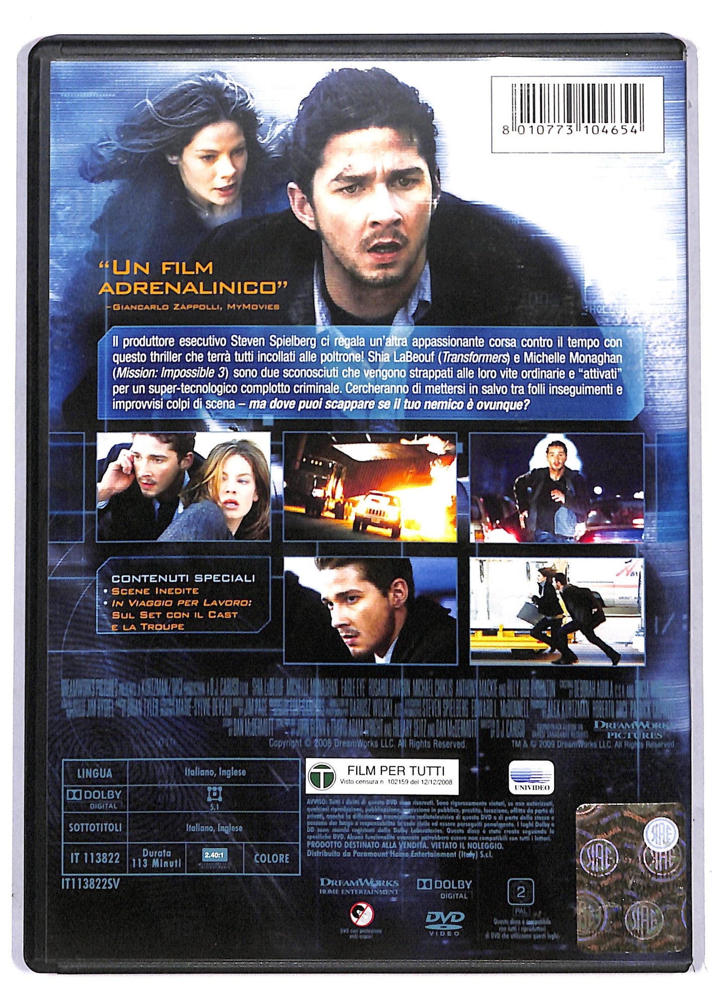EBOND Eagle eye DVD D806247