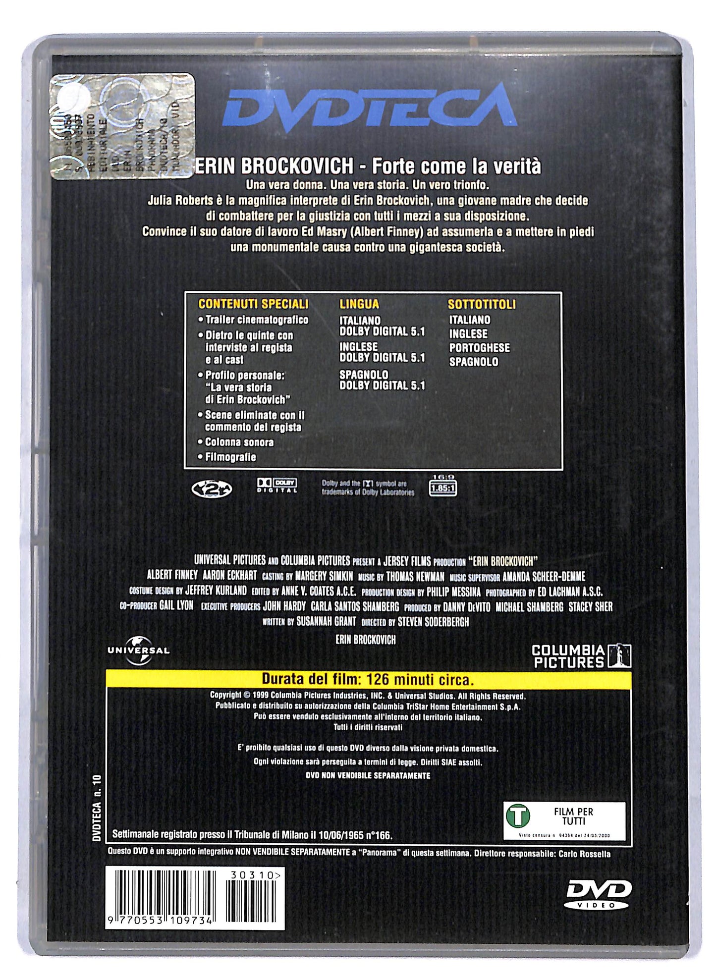 EBOND Erin Brockovich - Forte come la verita EDITORIALE DVD D806357