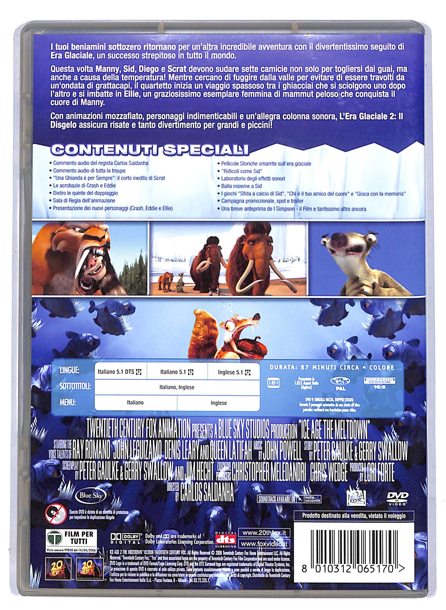 EBOND L'era Glaciale 2 Il disgelo ( 2 dischi) Edizione Speciale DVD D806419
