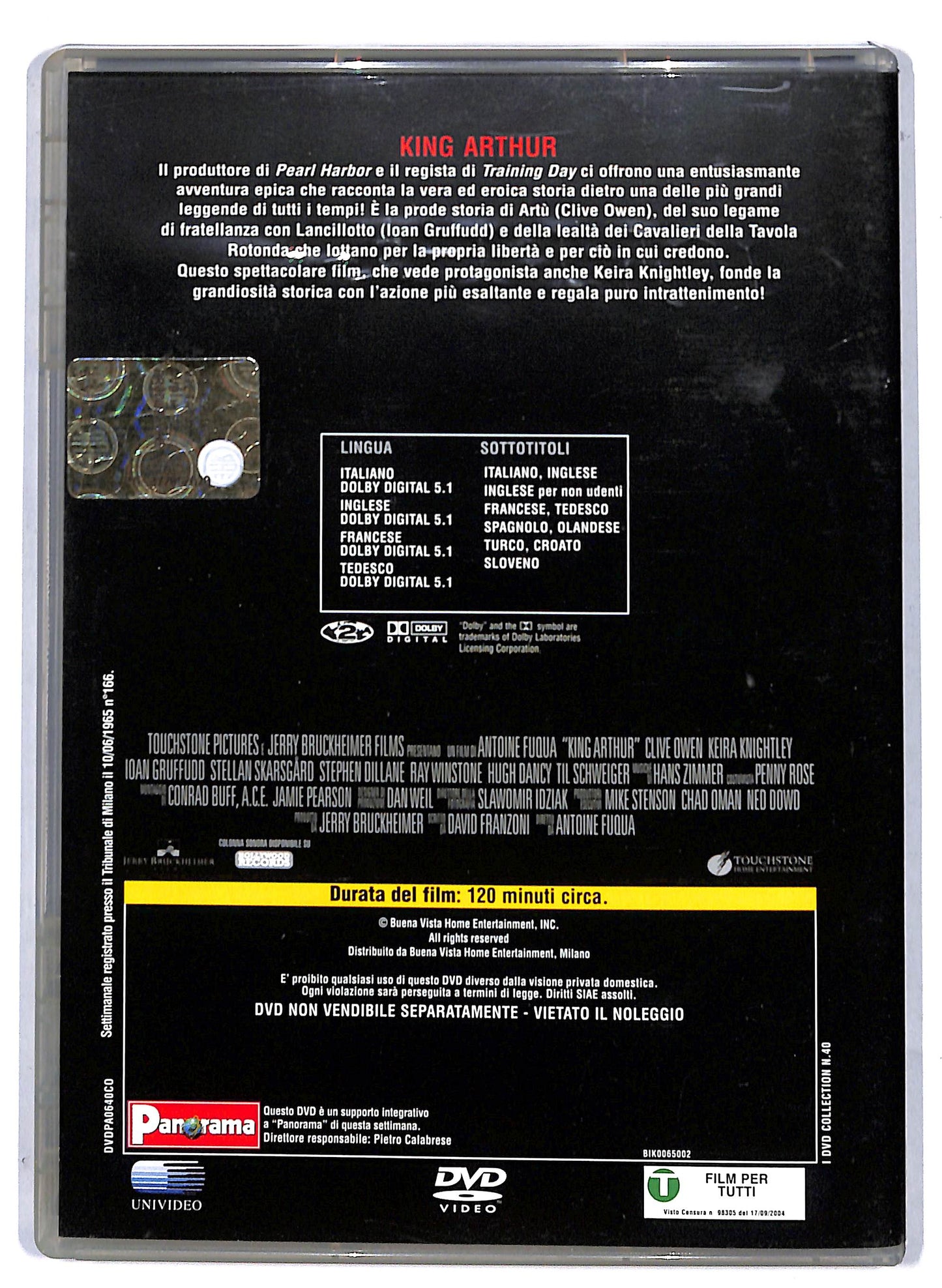 EBOND Miti e Leggende King Arthur EDITORIALE DVD D806428