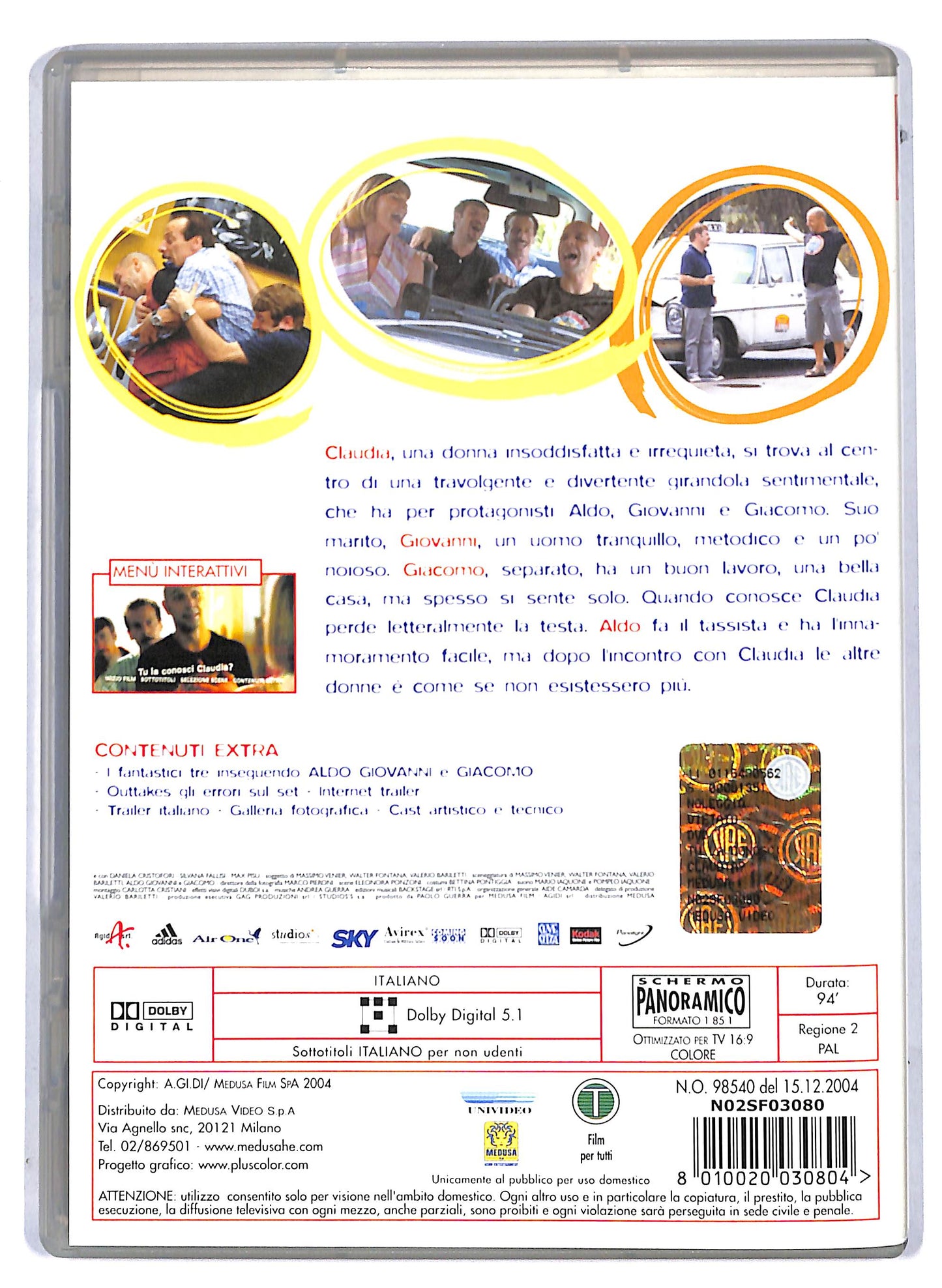 EBOND Tu la conosci Claudia? DVD D806429
