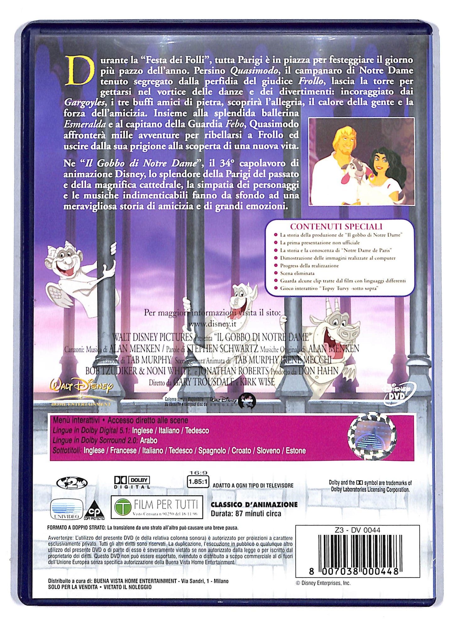 EBOND Il Gobbo di Notre Dame DVD D806456