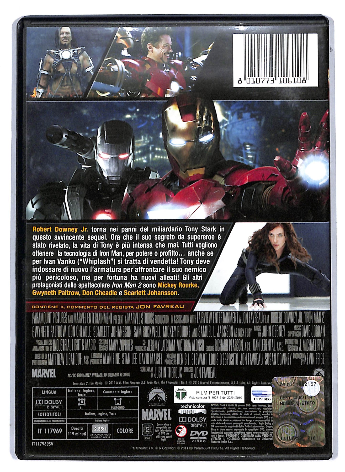 EBOND Iron Man 2 DVD D806546