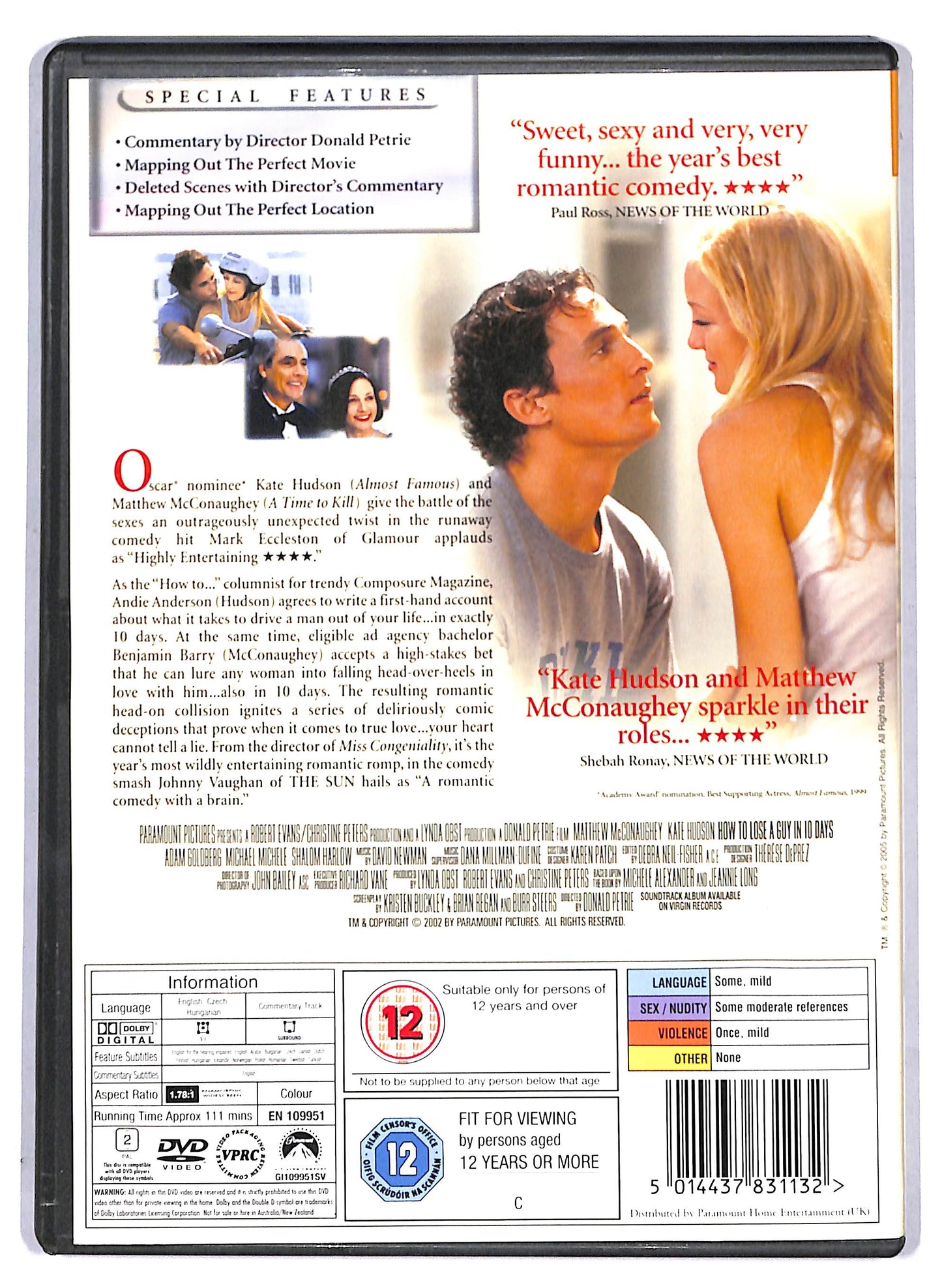 EBOND How to Lose a Guy in 10 Days (NO ITA) DVD D806552