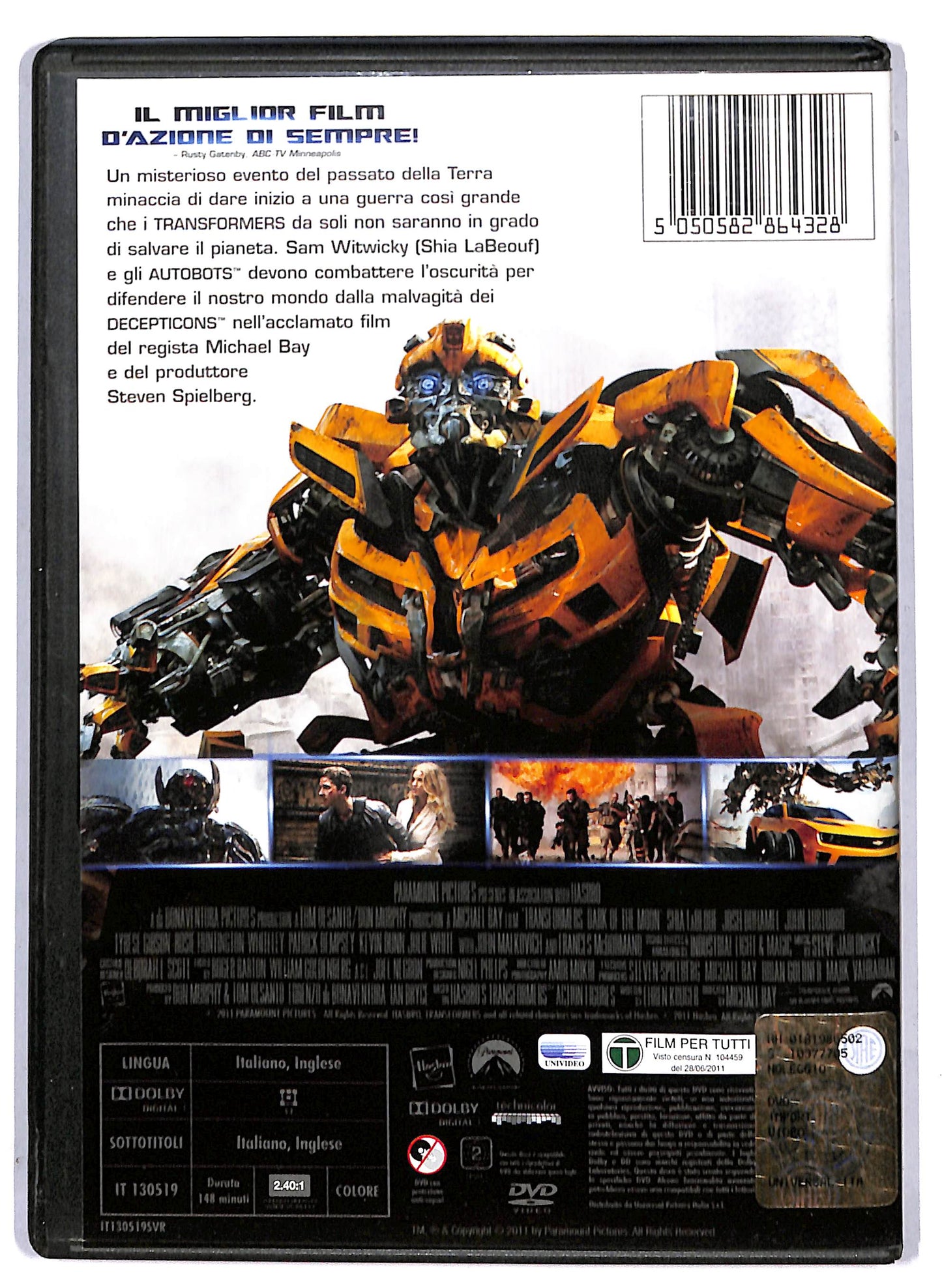 EBOND Transformers 3 DVD D806554