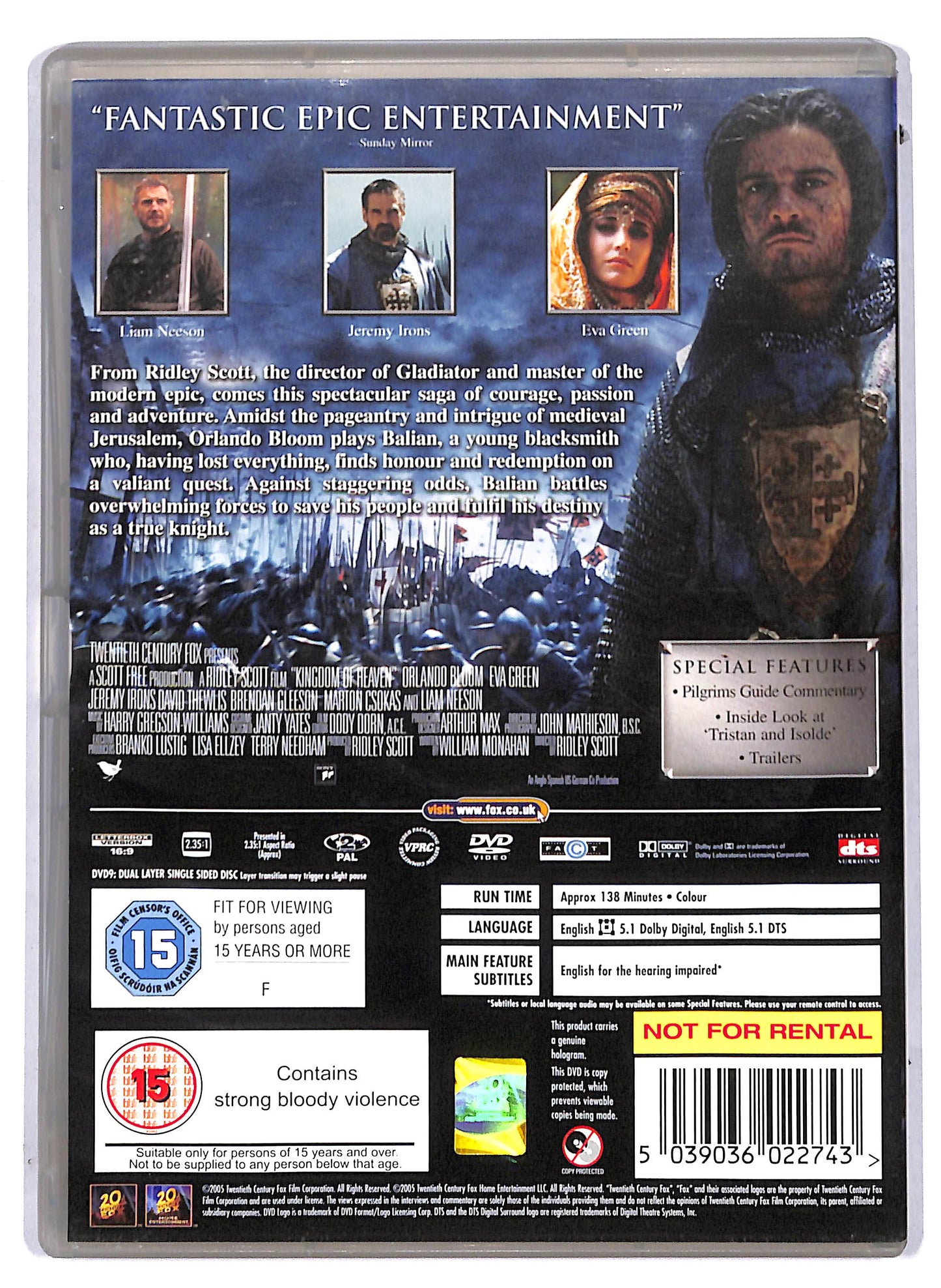 EBOND Kingdom of Heaven (NO ITA) Uk Edition DVD D806560