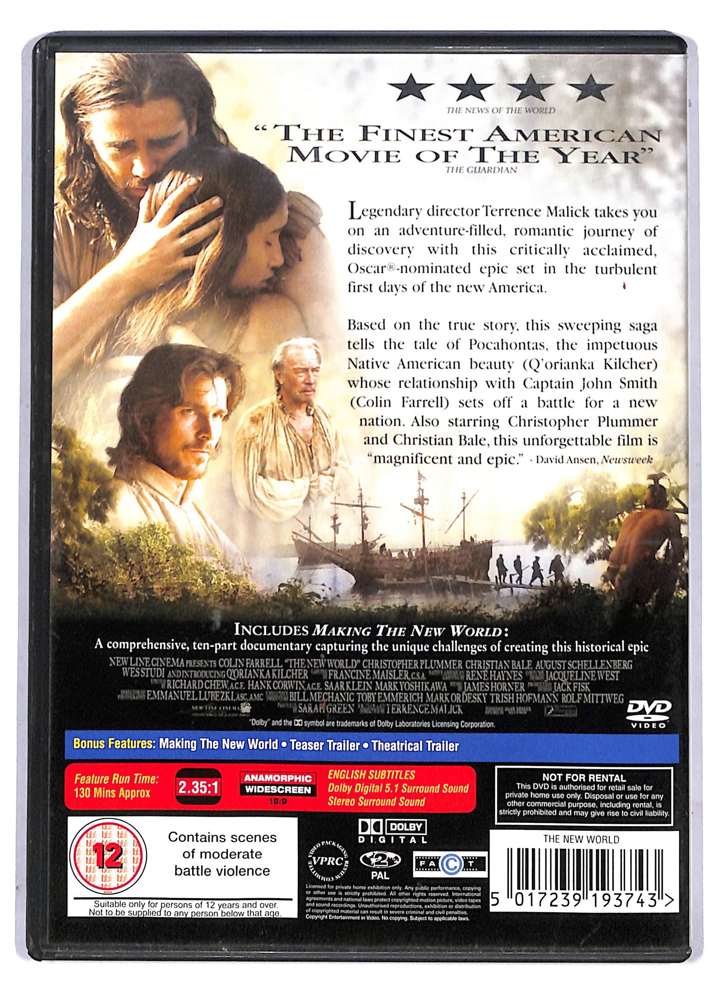 EBOND The New World NO ITA - Uk Edition DVD D806561