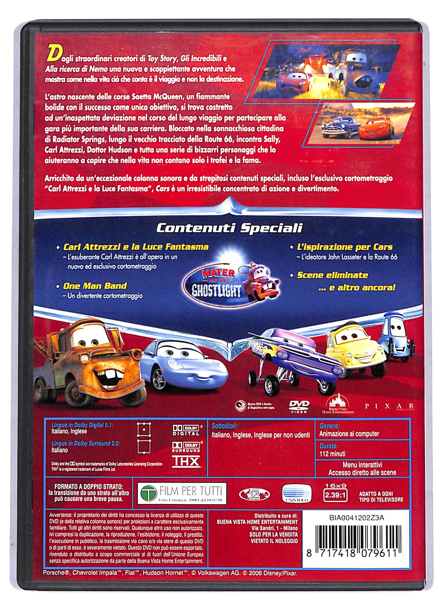 EBOND Cars - motori ruggenti DVD D806607